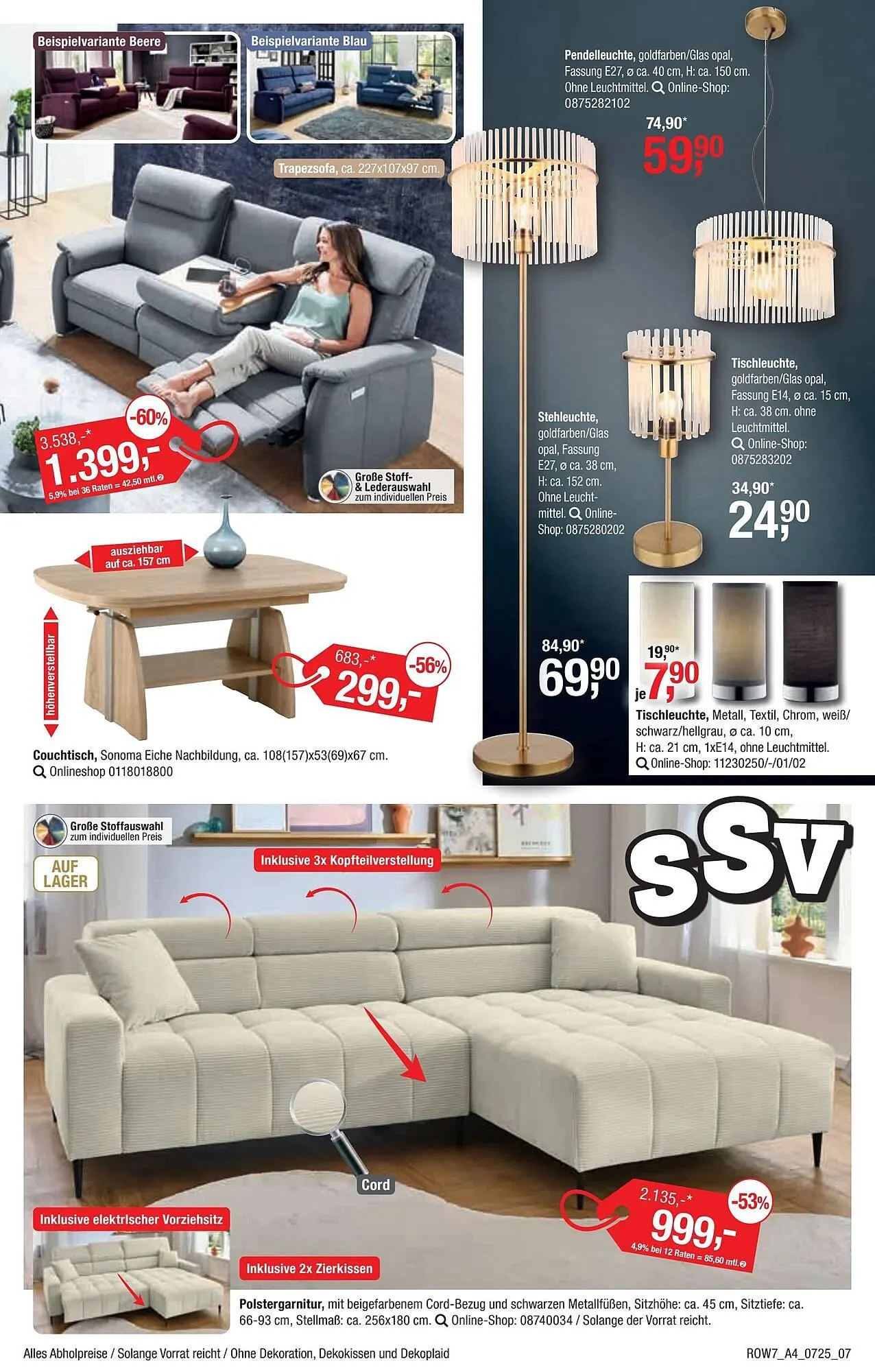 Opti Wohnwelt Prospekt von 26. Juni bis 13. Juli 2025 - Prospekt seite 7