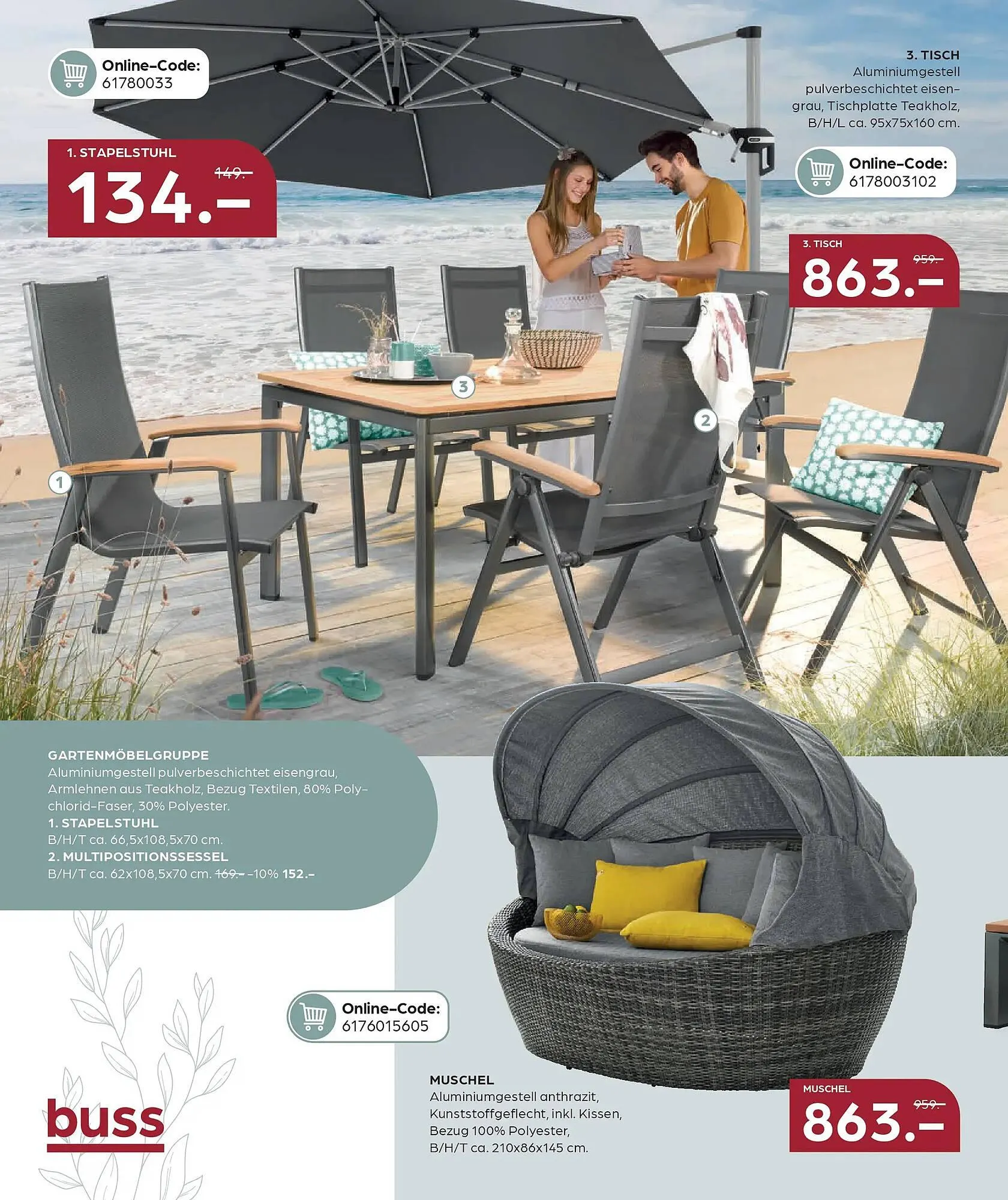 Möbel Buss Prospekt von 19. März bis 4. April 2026 - Prospekt seite 14