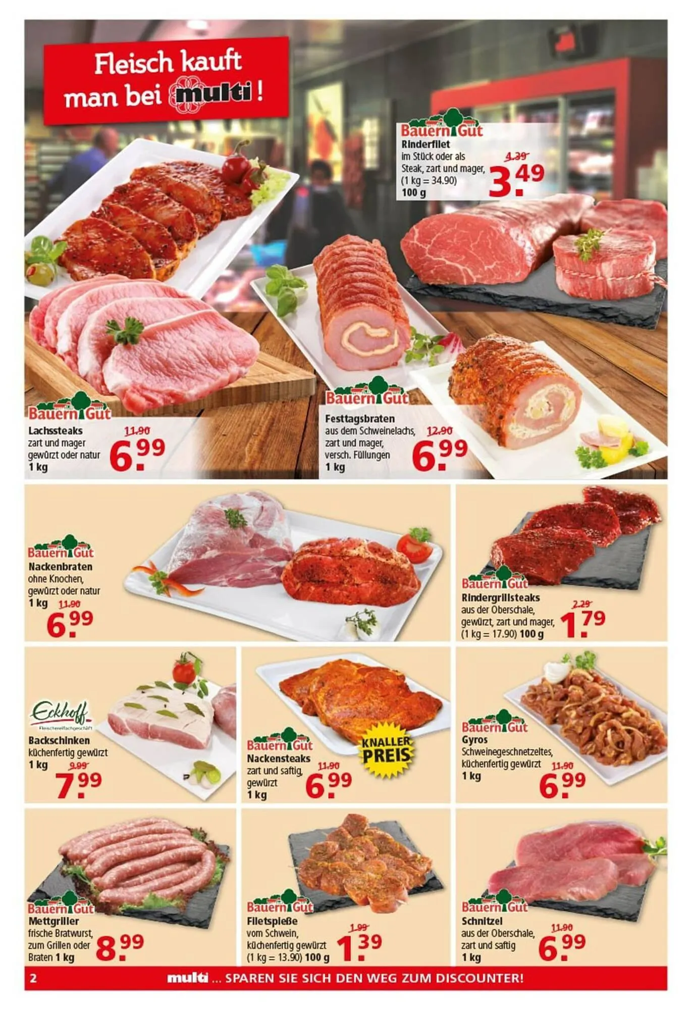 Multi Markt Prospekt von 14. April bis 19. April 2025 - Prospekt seite 2