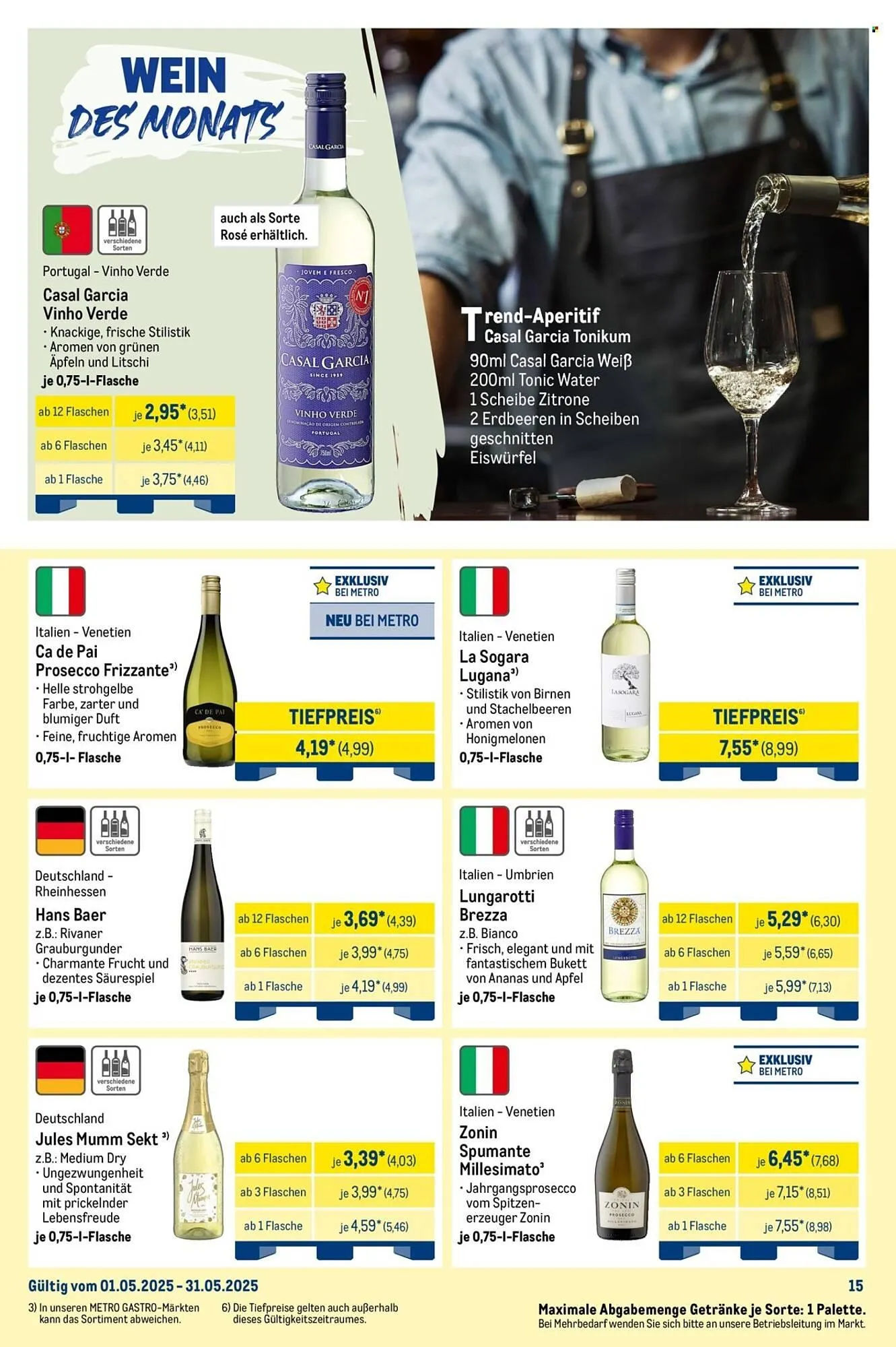 METRO Prospekt von 1. Mai bis 31. Mai 2025 - Prospekt seite 15
