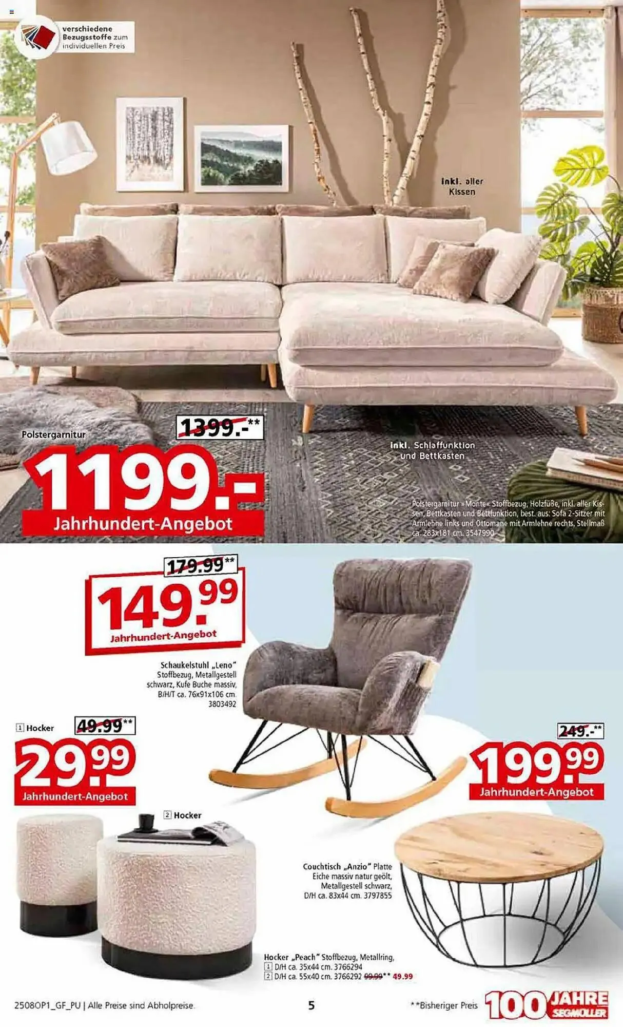 Segmüller Prospekt von 28. Juli bis 2. November 2025 - Prospekt seite 5