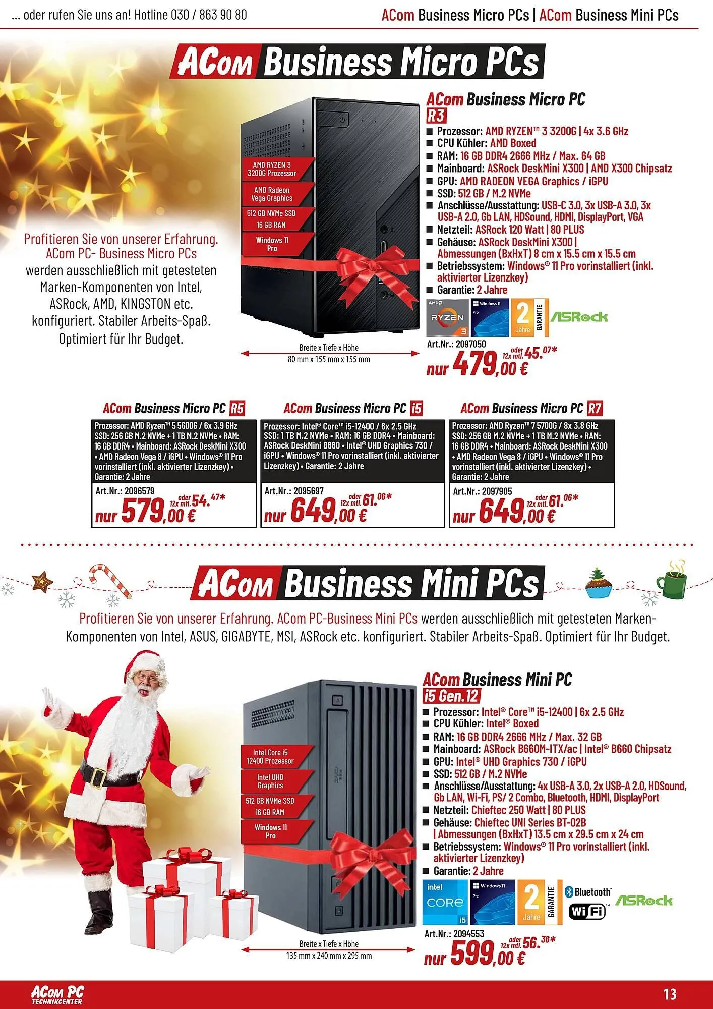 ACom PC Prospekt von 1. Dezember bis 31. Januar 2025 - Prospekt seite 13