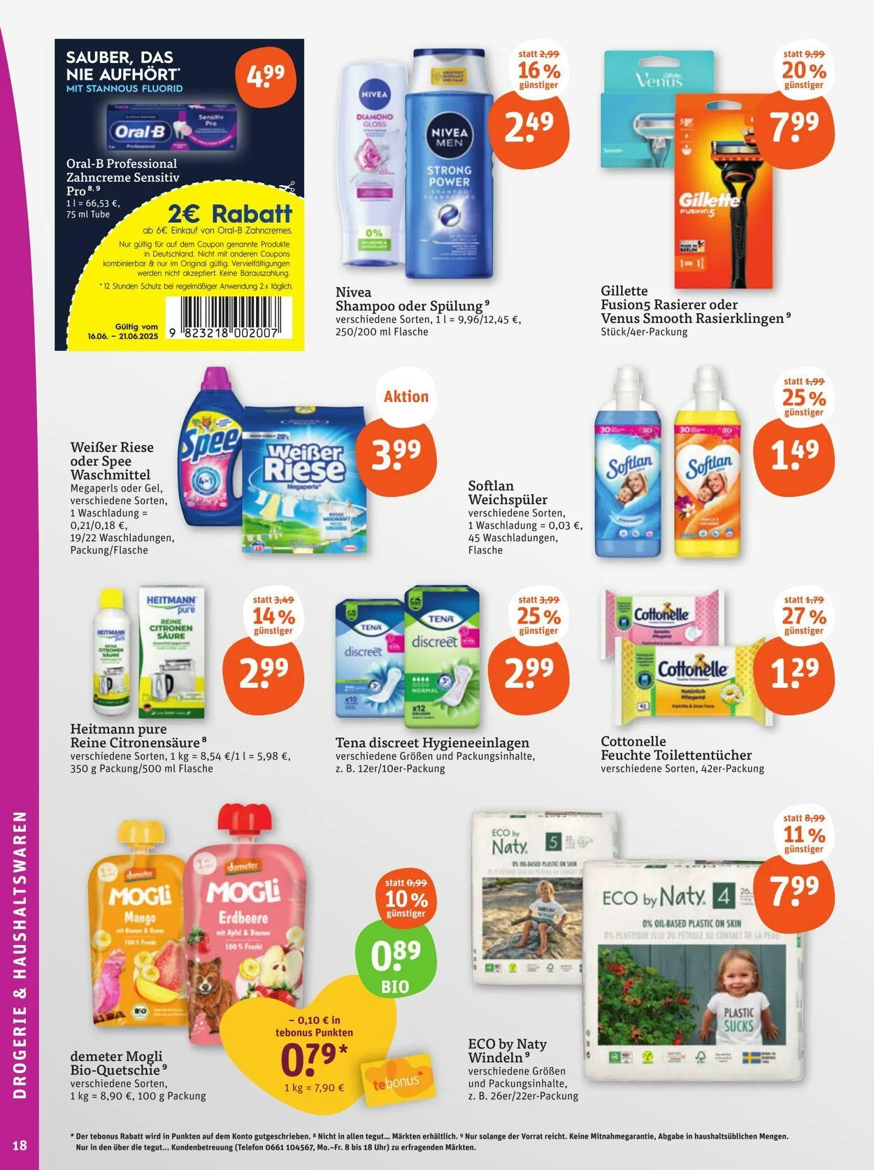 Tegut Aktueller Prospekt von 2. Juni bis 8. Juni 2025 - Prospekt seite 20