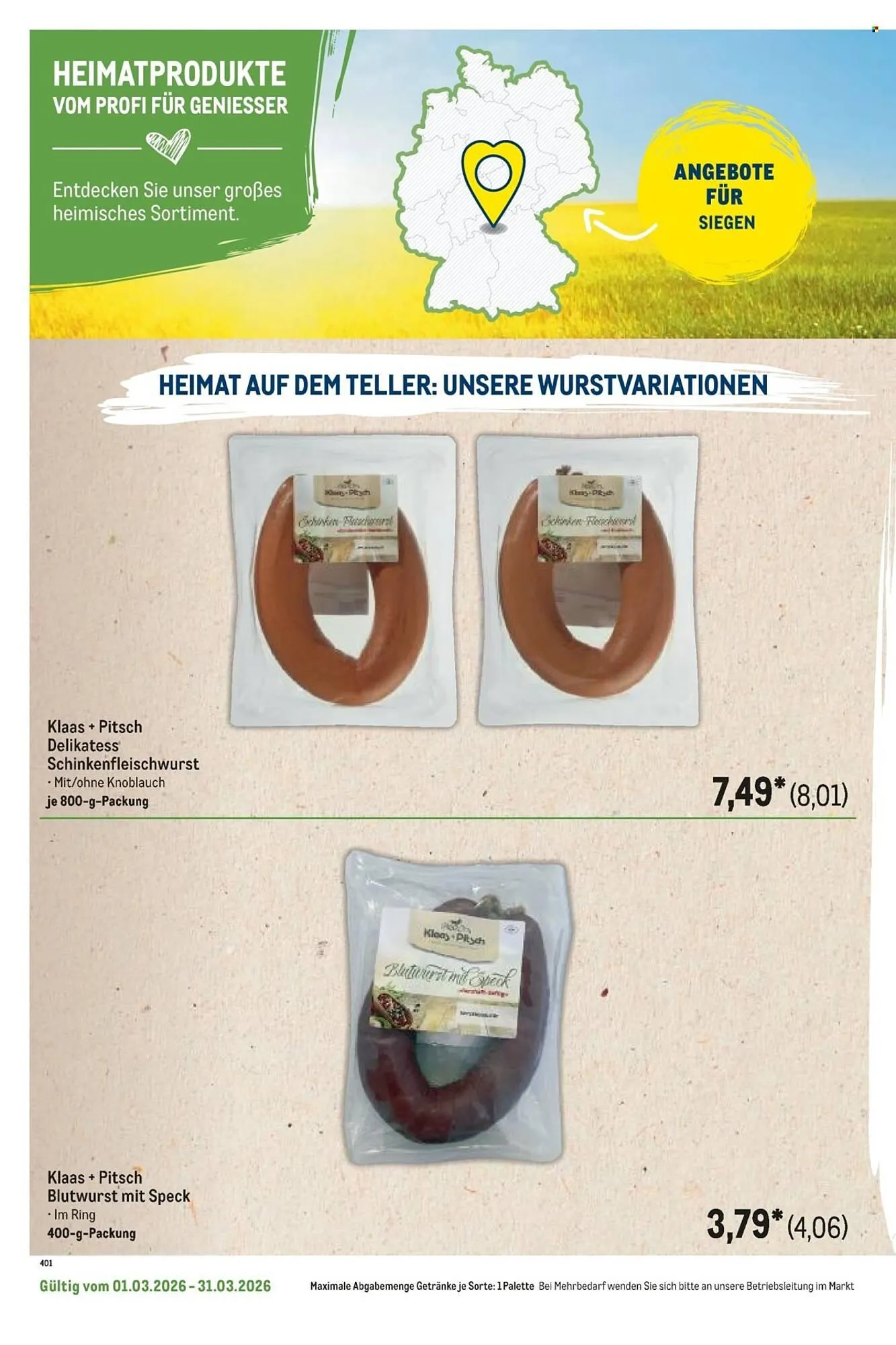 METRO Prospekt von 1. März bis 31. März 2026 - Prospekt seite 8