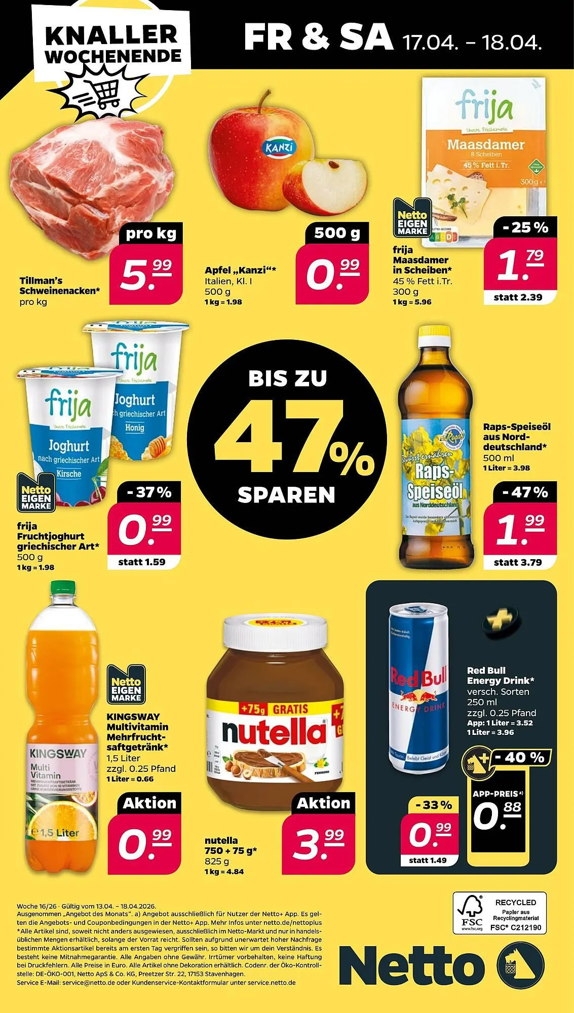 NETTO Prospekt von 13. April bis 18. April 2026 - Prospekt seite 36