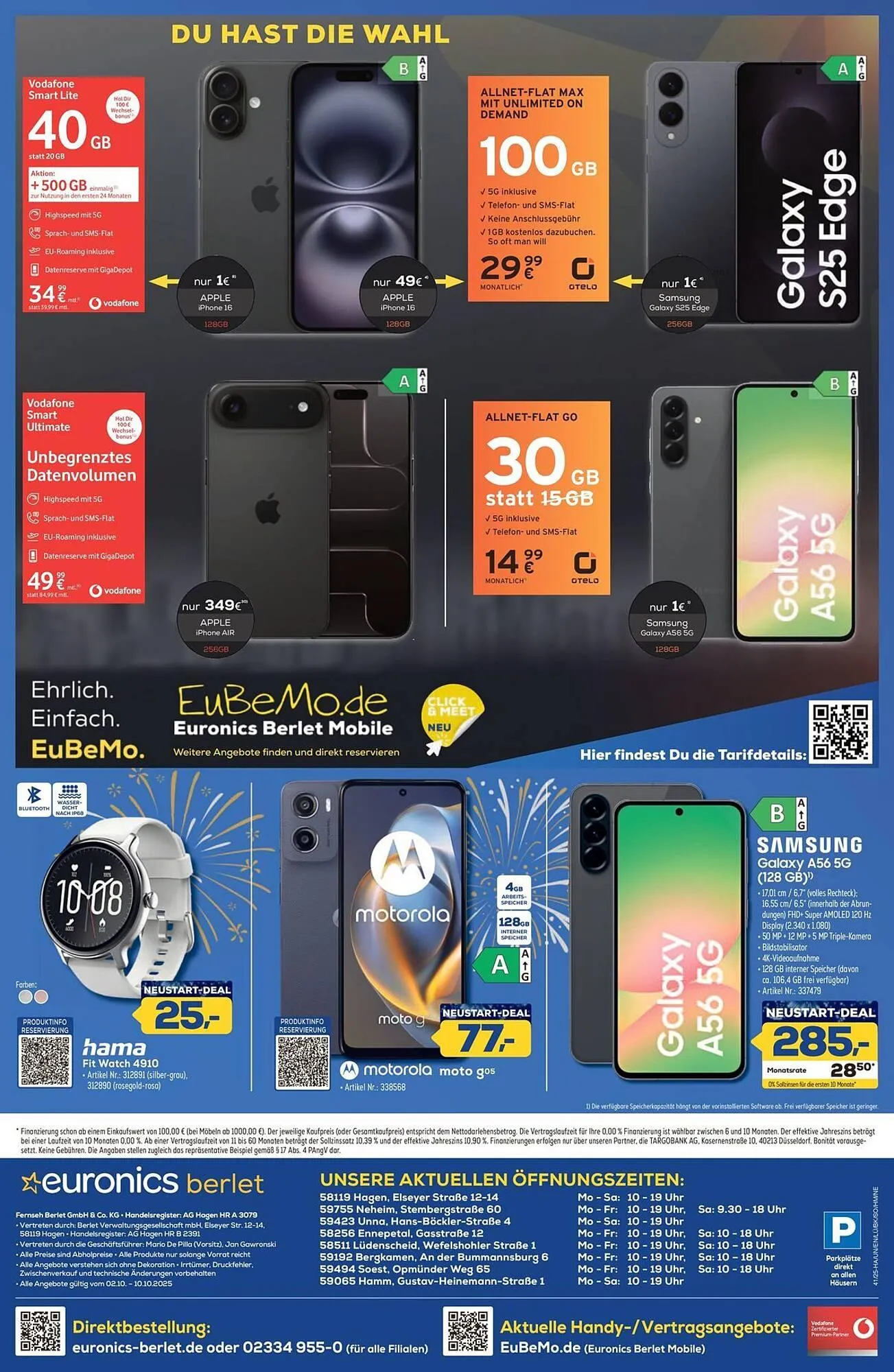 Euronics Berlet Prospekt von 4. Oktober bis 10. Oktober 2025 - Prospekt seite 8