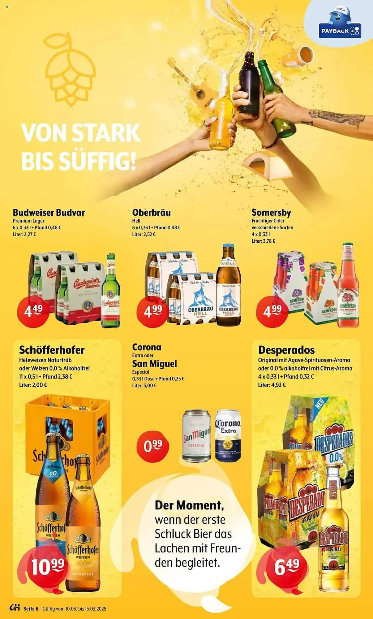 Trink und Spare Prospekt von 10. März bis 15. März 2025 - Prospekt seite 6