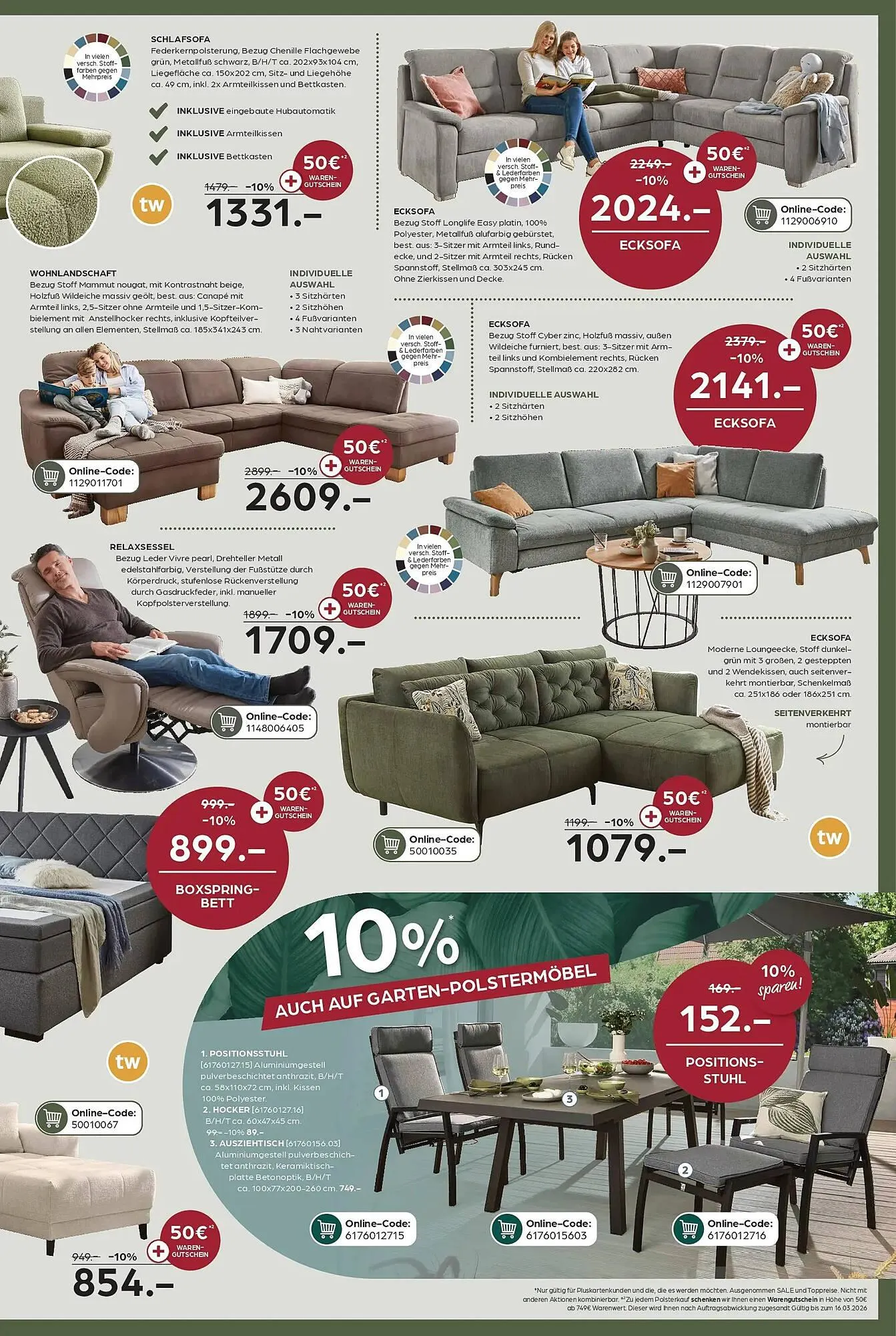 Möbel Buss Prospekt von 28. Februar bis 16. März 2026 - Prospekt seite 3