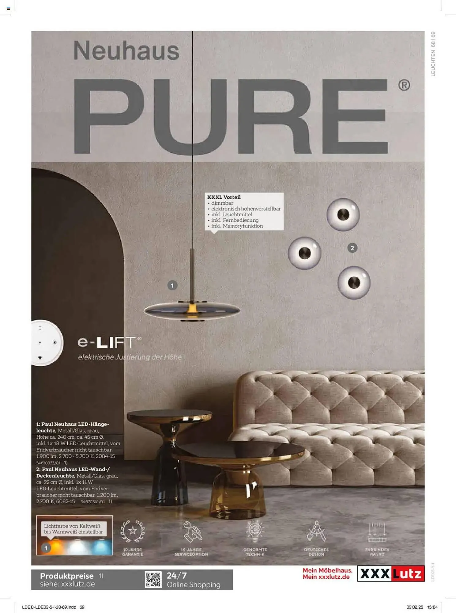 XXXLutz Prospekt von 1. März bis 30. Juni 2025 - Prospekt seite 69
