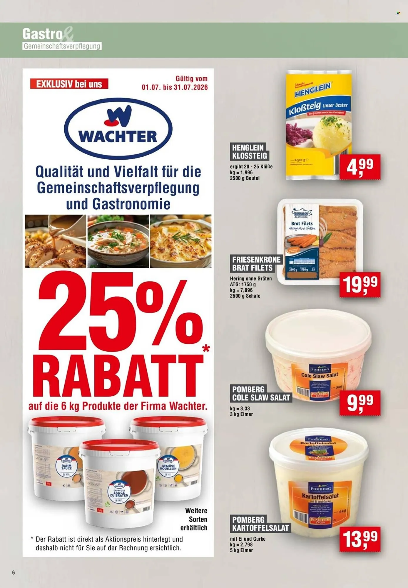 Handelshof Prospekt von 1. Juli bis 31. Juli 2026 - Prospekt seite 6