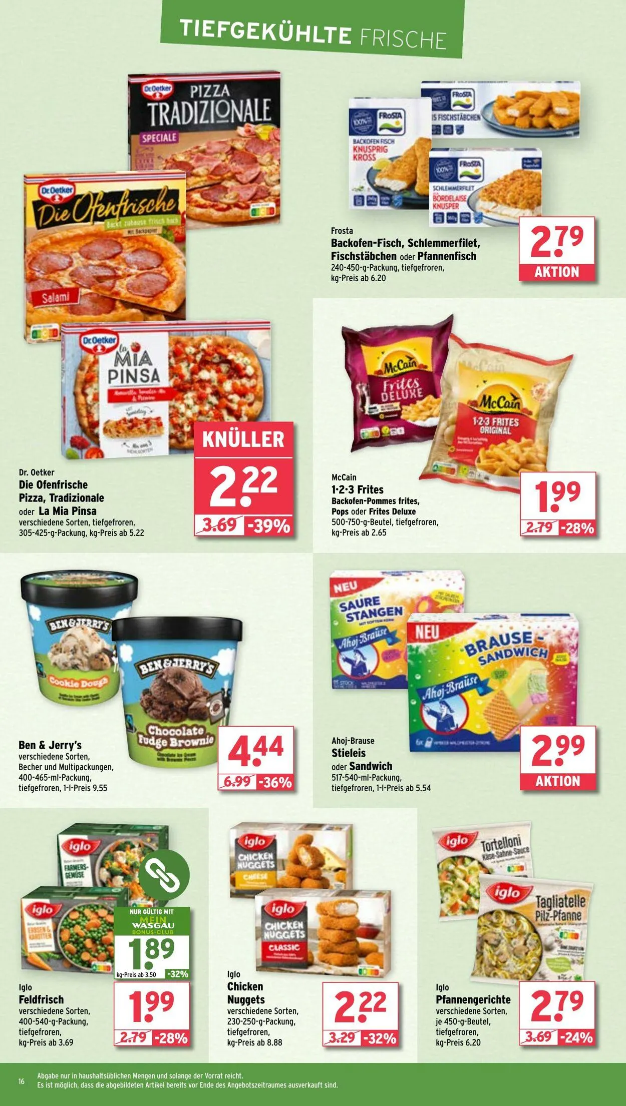 WASGAU Aktueller Prospekt von 7. September bis 21. September 2025 - Prospekt seite 16