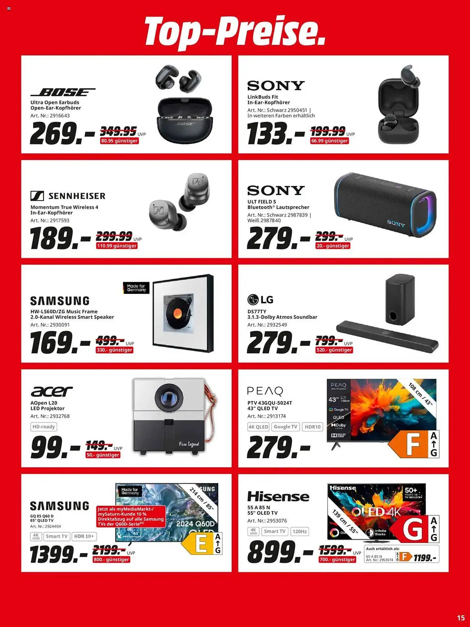 Saturn Prospekt von 19. Mai bis 7. Juni 2025 - Prospekt seite 15