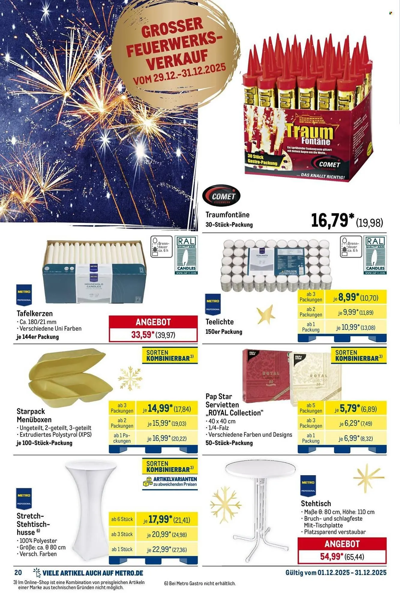 METRO Prospekt von 1. Dezember bis 31. Dezember 2025 - Prospekt seite 20