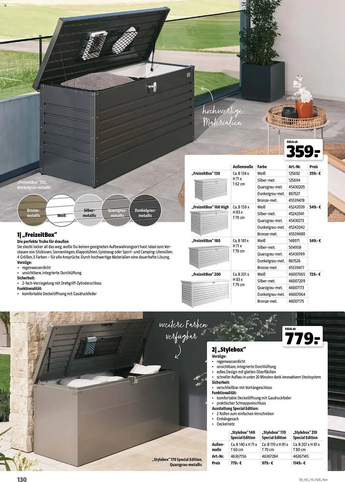 Hagebau Prospekt von 2. März bis 31. Dezember 2026 - Prospekt seite 130
