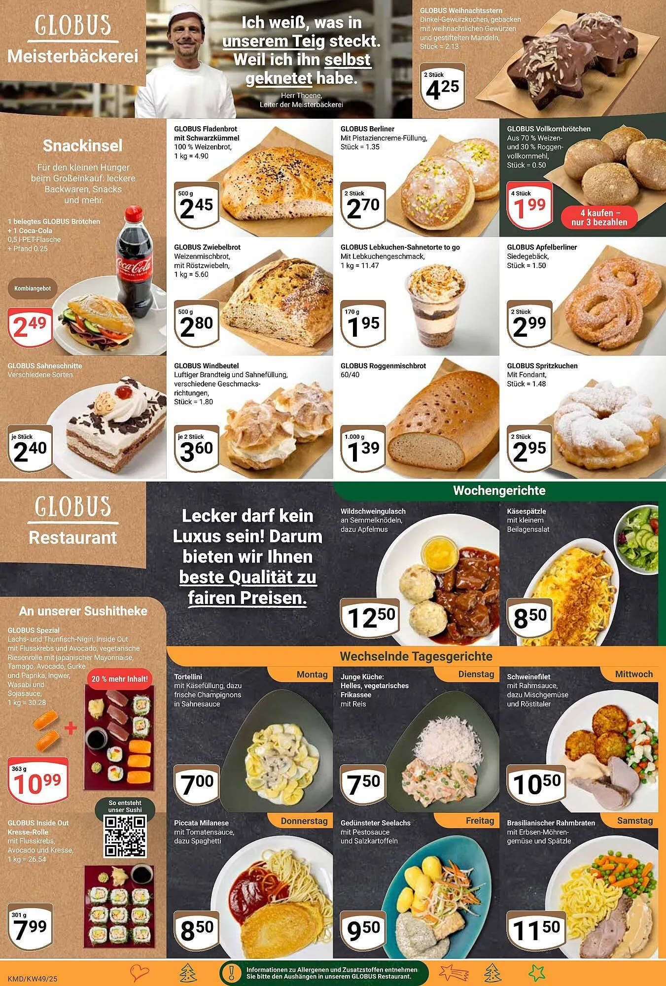 Globus Prospekt von 1. Dezember bis 6. Dezember 2025 - Prospekt seite 11