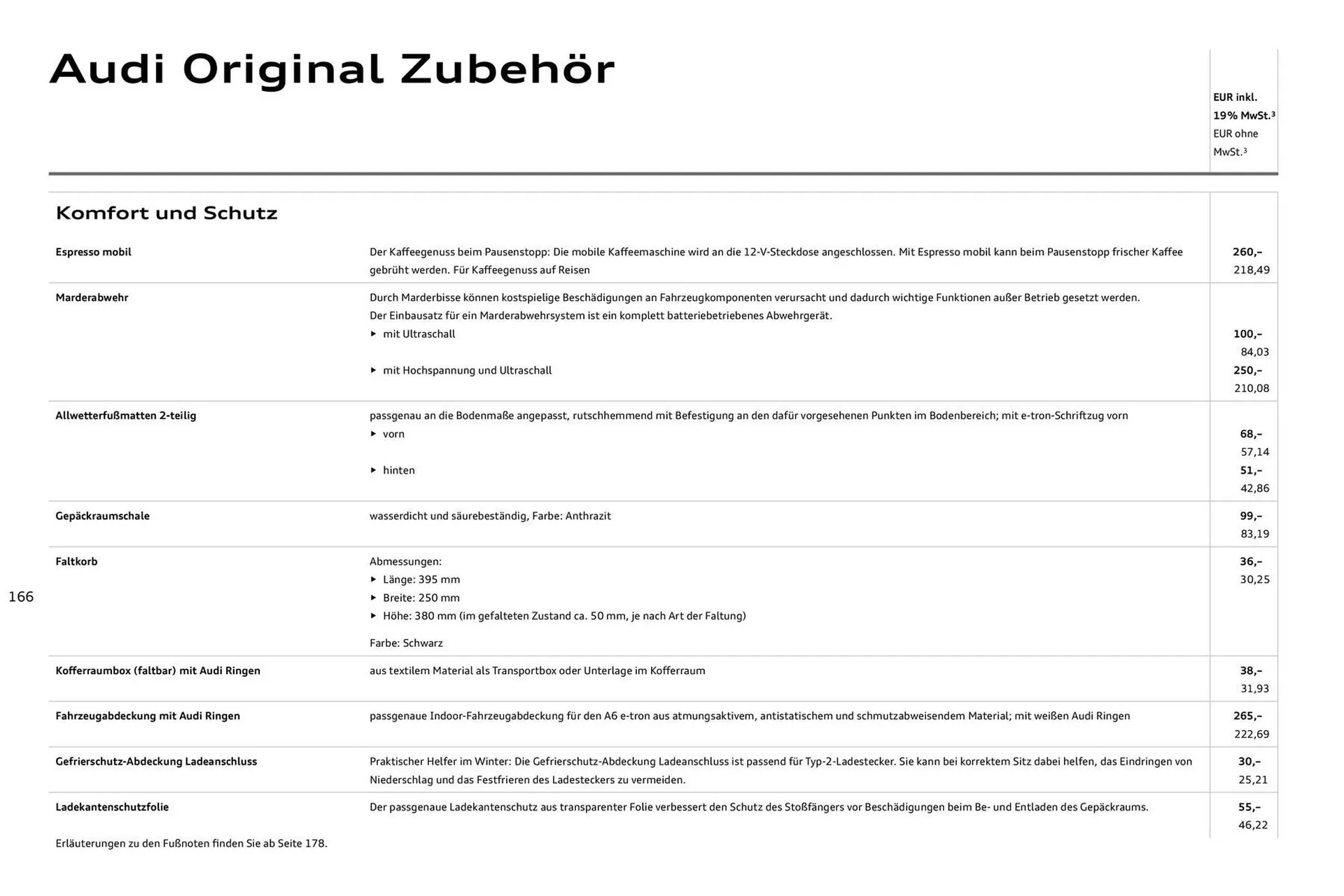 Audi Prospekt von 11. August bis 11. August 2026 - Prospekt seite 166