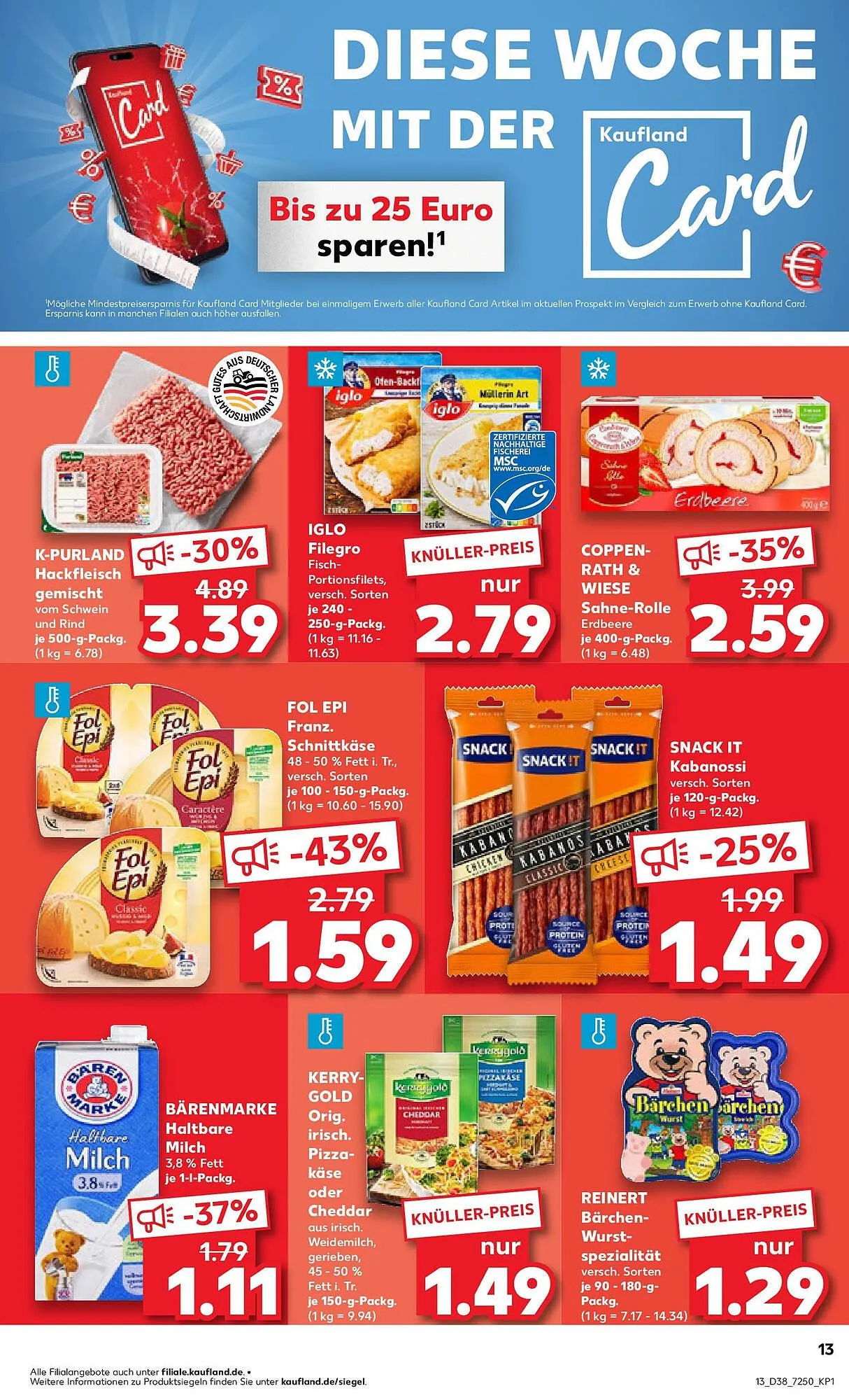 Kaufland Prospekt von 21. September bis 24. September 2025 - Prospekt seite 13