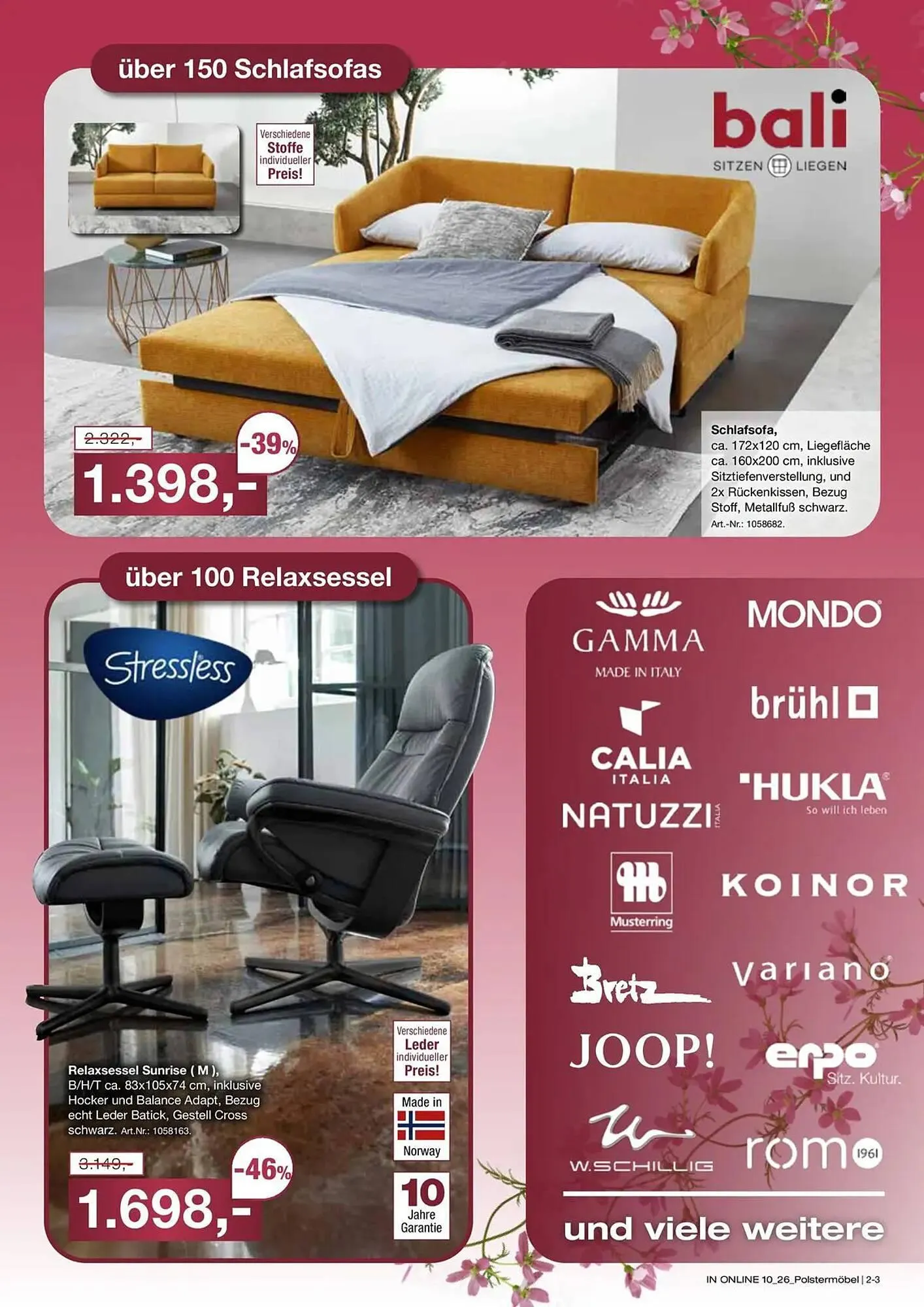 Möbel Inhofer Prospekt von 16. April bis 2. Mai 2026 - Prospekt seite 3