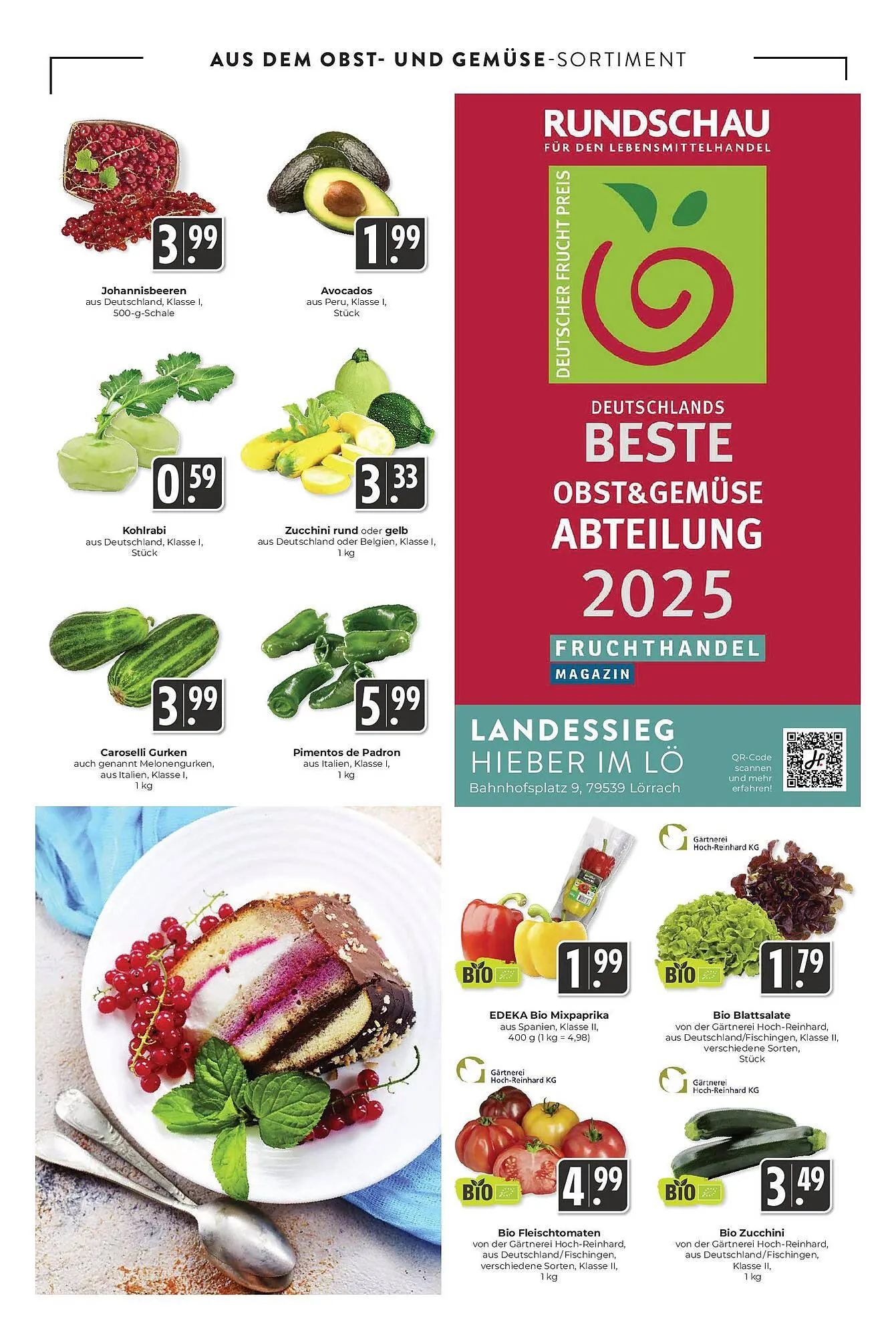 Hieber's Frische Center Prospekt von 22. Juni bis 28. Juni 2025 - Prospekt seite 9