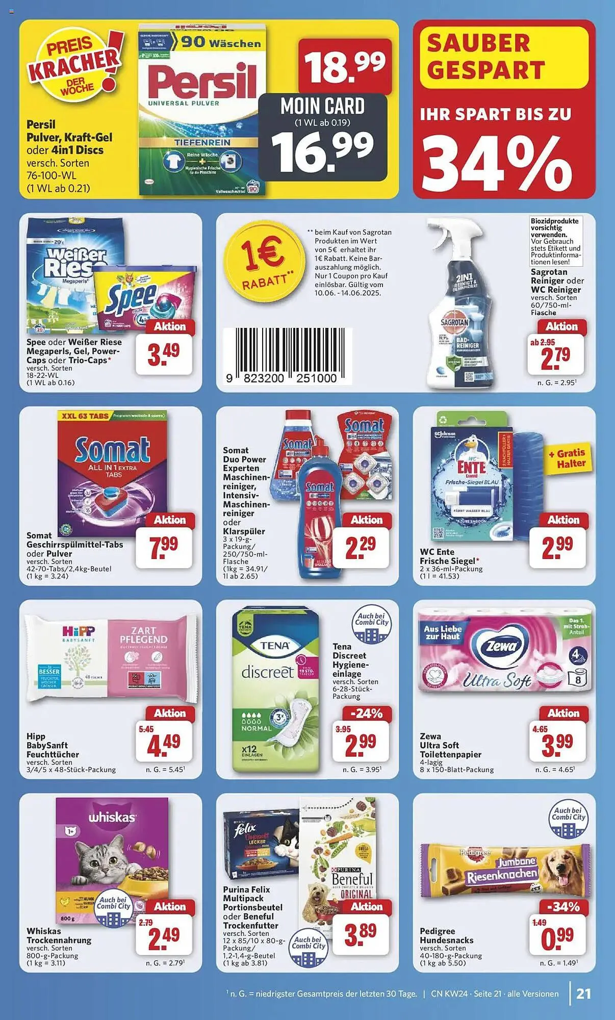 Combi Prospekt von 10. Juni bis 14. Juni 2025 - Prospekt seite 30