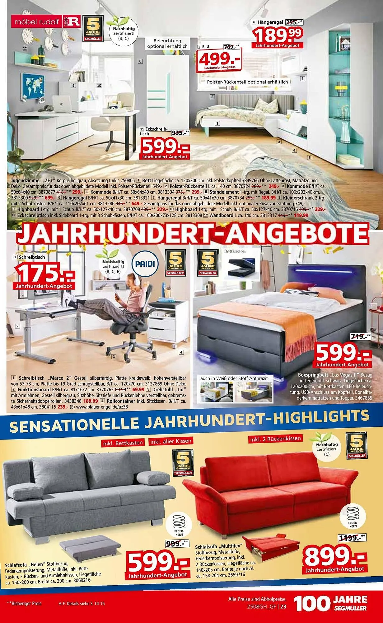 Segmüller Prospekt von 23. August bis 21. September 2025 - Prospekt seite 37