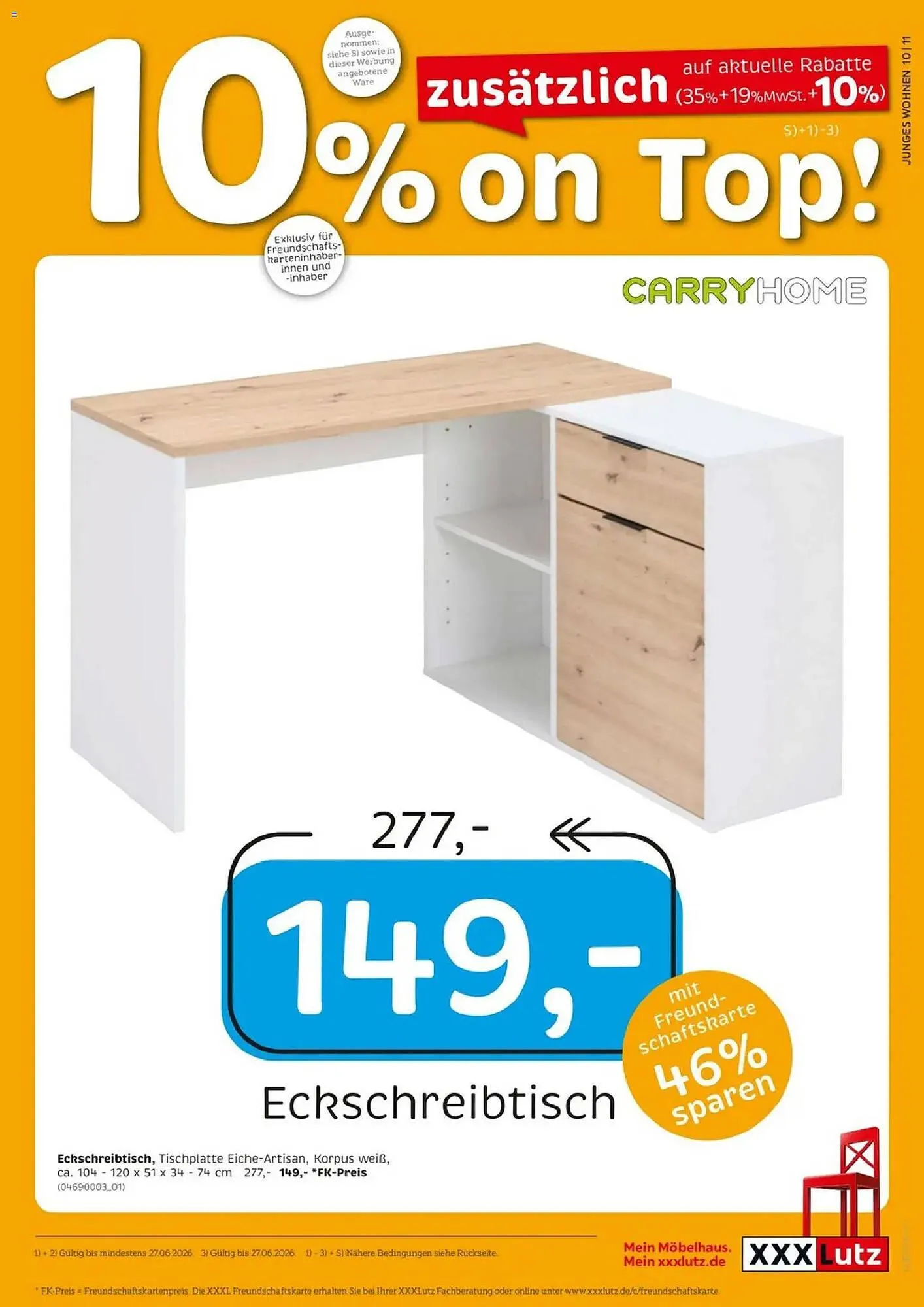 XXXLutz Prospekt von 10. Juni bis 27. Juni 2026 - Prospekt seite 11