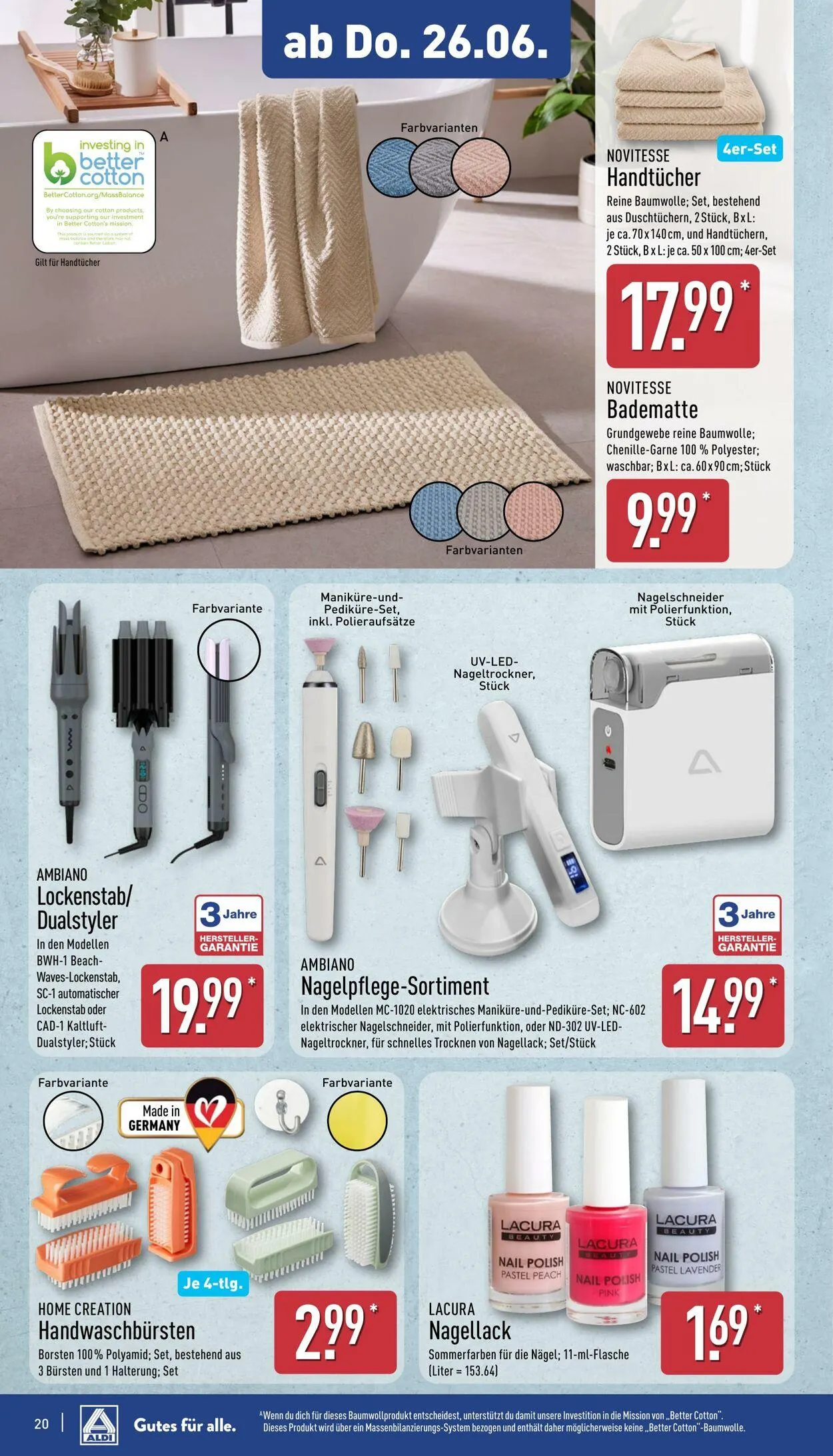 Aldi-Nord von 23. Juni bis 28. Juni 2025 - Prospekt seite 24