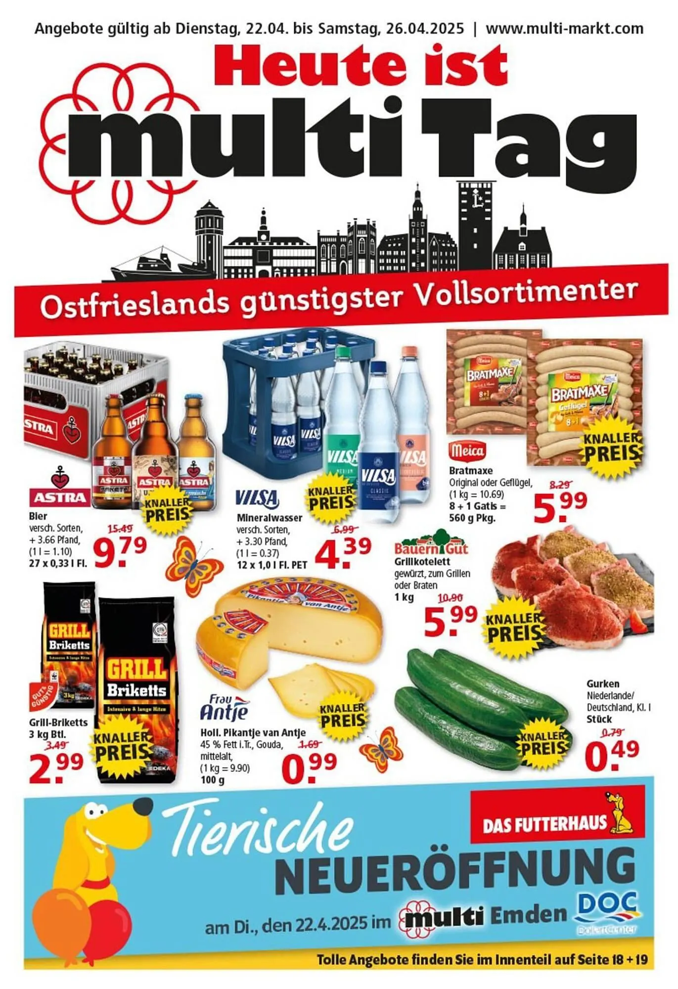 Multi Markt Prospekt von 23. April bis 26. April 2025 - Prospekt seite 1