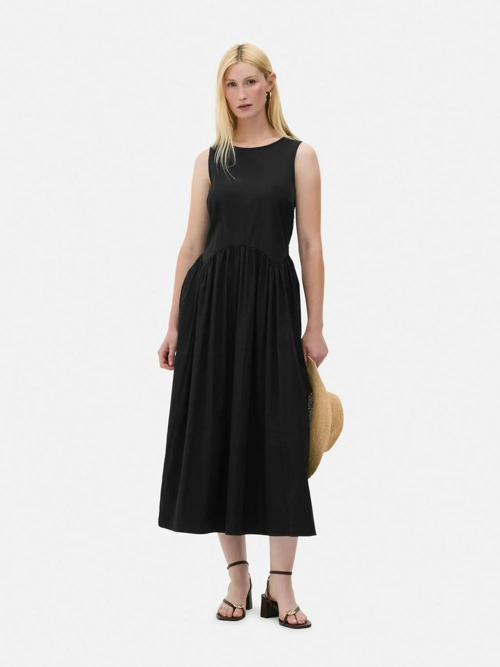 Ärmelloses Maxikleid
