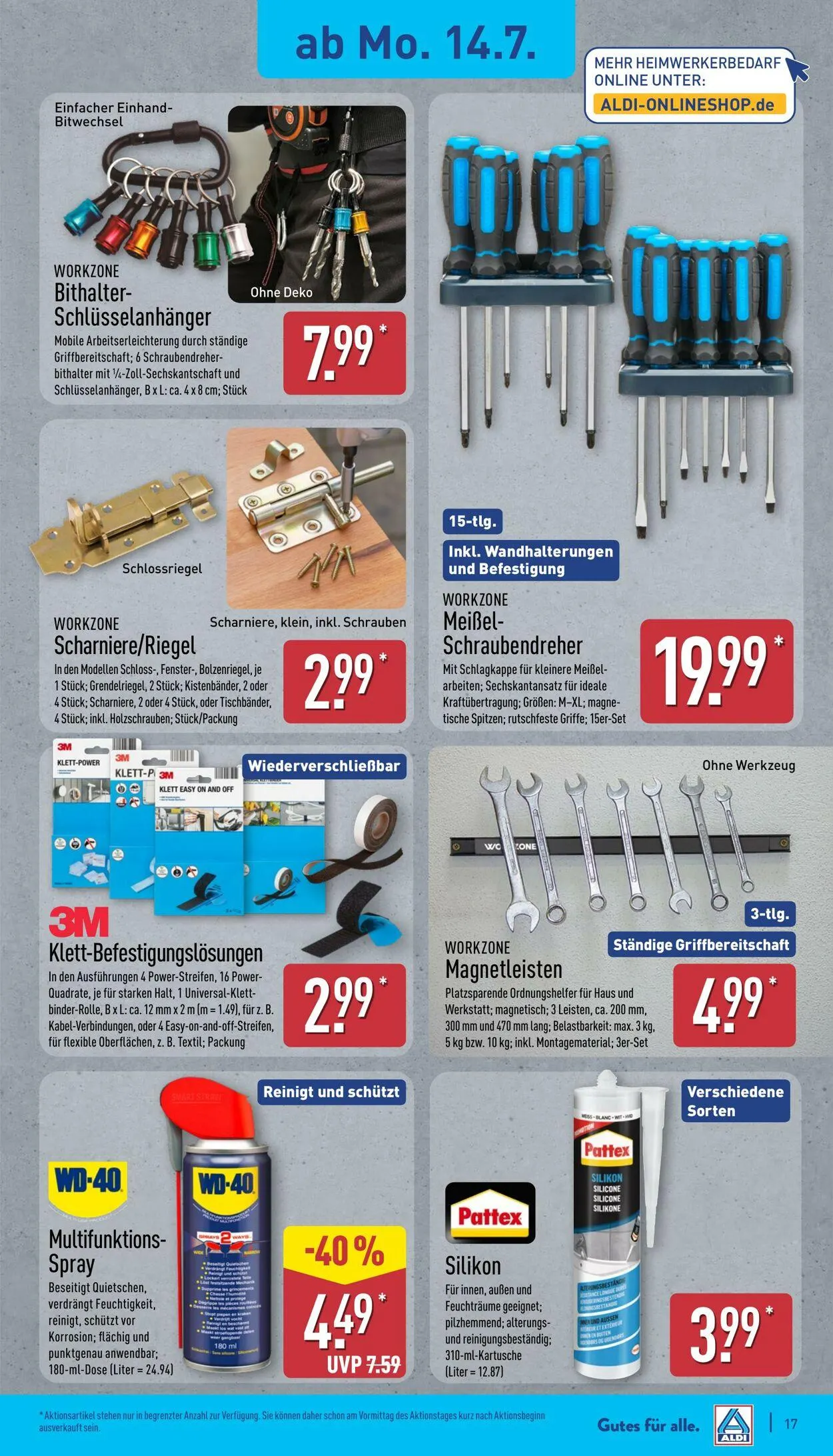 Aldi-Nord von 7. Juli bis 12. Juli 2025 - Prospekt seite 17