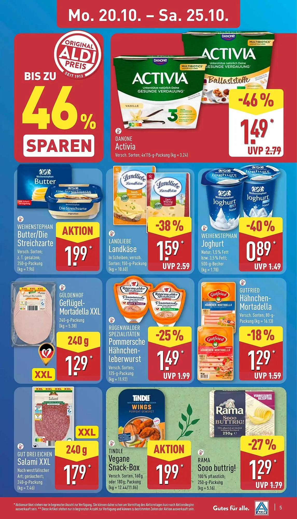 Aldi Nord Prospekt von 20. Oktober bis 26. Oktober 2025 - Prospekt seite 5
