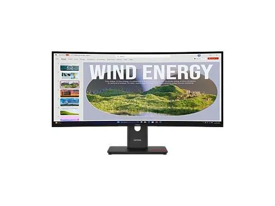 LENOVO - B2B ThinkVision T34WD-40 34 Zoll WQHD Monitor (4 ms Reaktionszeit, 120 Hz)