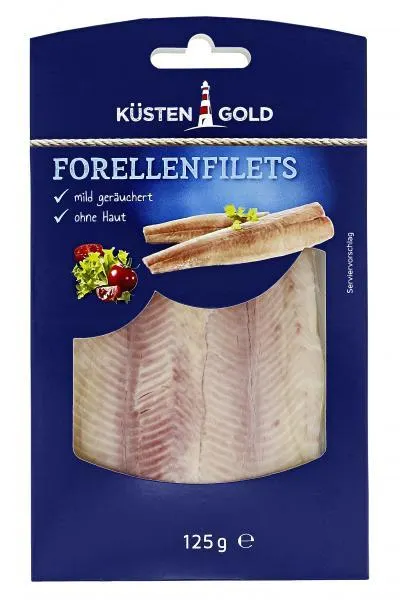 Küstengold Forellenfilets 125 g