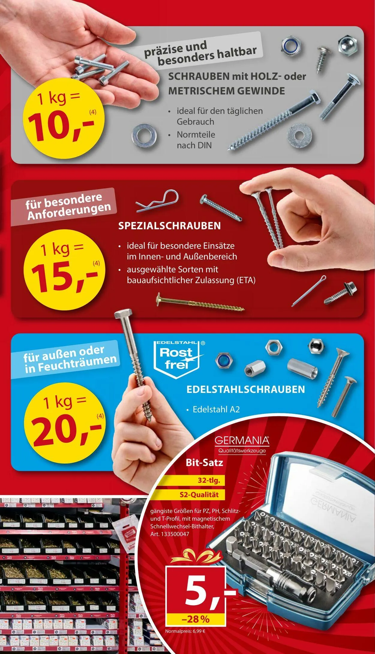 Sonderpreis Baumarkt Aktueller Prospekt von 9. April bis 23. April 2025 - Prospekt seite 18