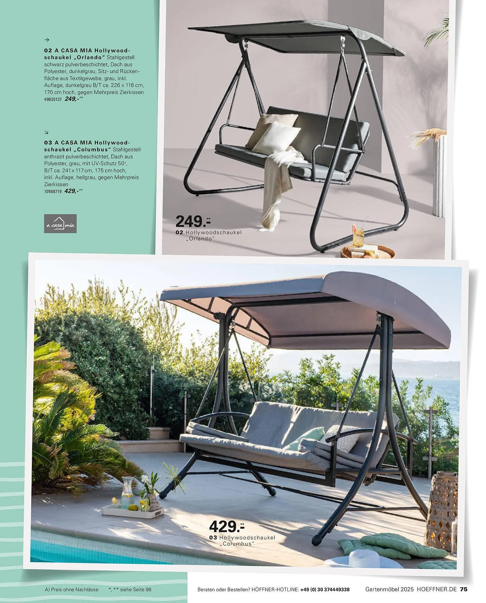 Höffner Prospekt von 31. Januar bis 31. Juli 2025 - Prospekt seite 75