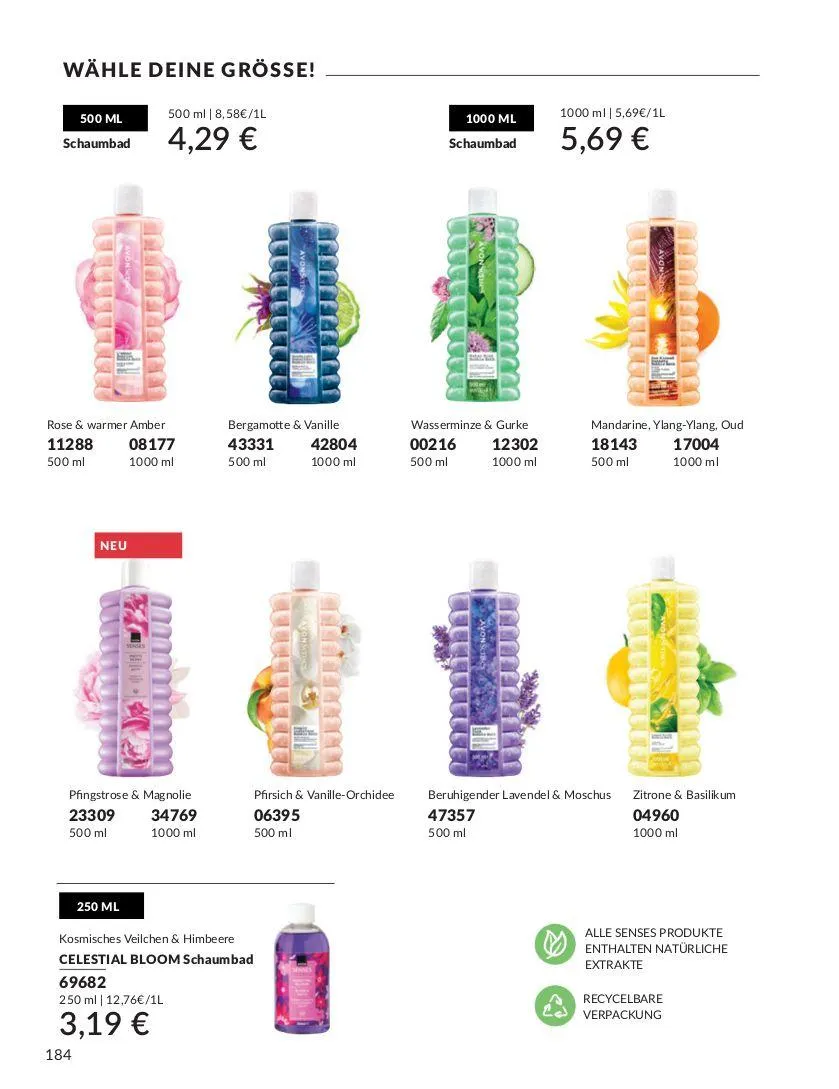 Avon Aktueller Prospekt von 7. Mai bis 21. Mai 2025 - Prospekt seite 184