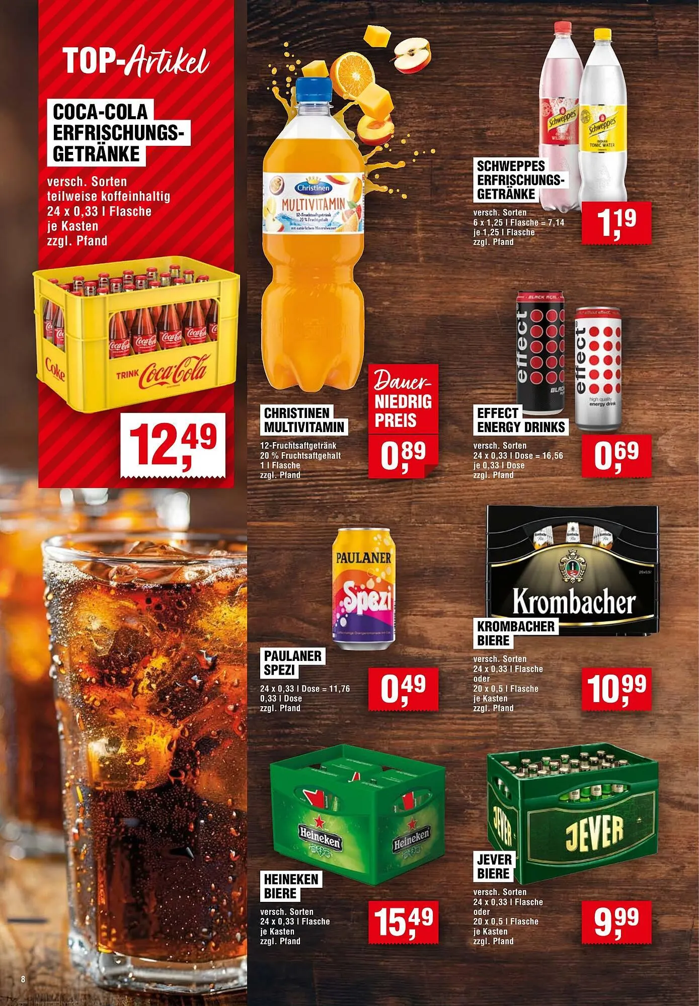 Hörl Getränke Prospekt von 20. März bis 26. März 2025 - Prospekt seite 8