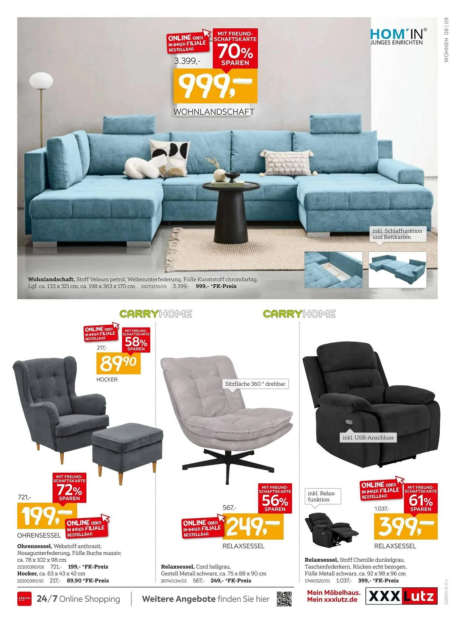 XXXLutz Prospekt von 14. April bis 28. April 2025 - Prospekt seite 9