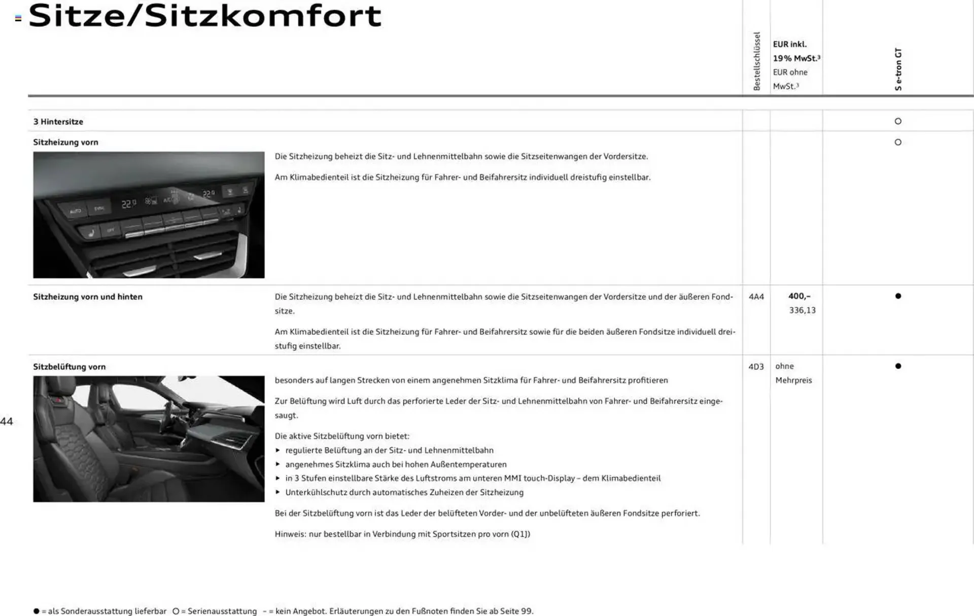 Audi Prospekt von 29. Januar bis 31. Dezember 2025 - Prospekt seite 44