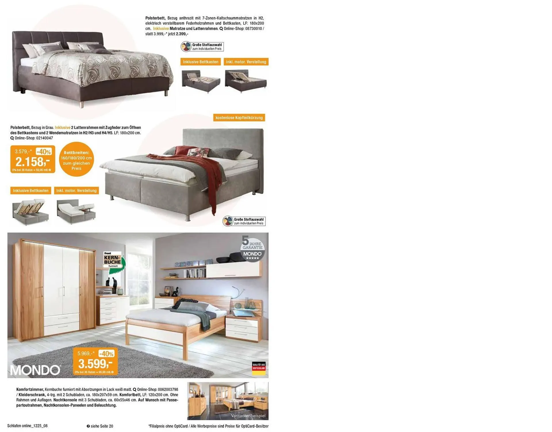 Opti Wohnwelt Prospekt von 5. Dezember bis 31. Januar 2026 - Prospekt seite 8