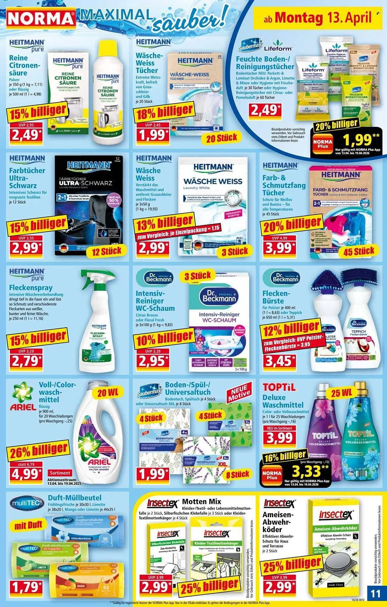 Norma Prospekt von 13. April bis 19. April 2026 - Prospekt seite 11