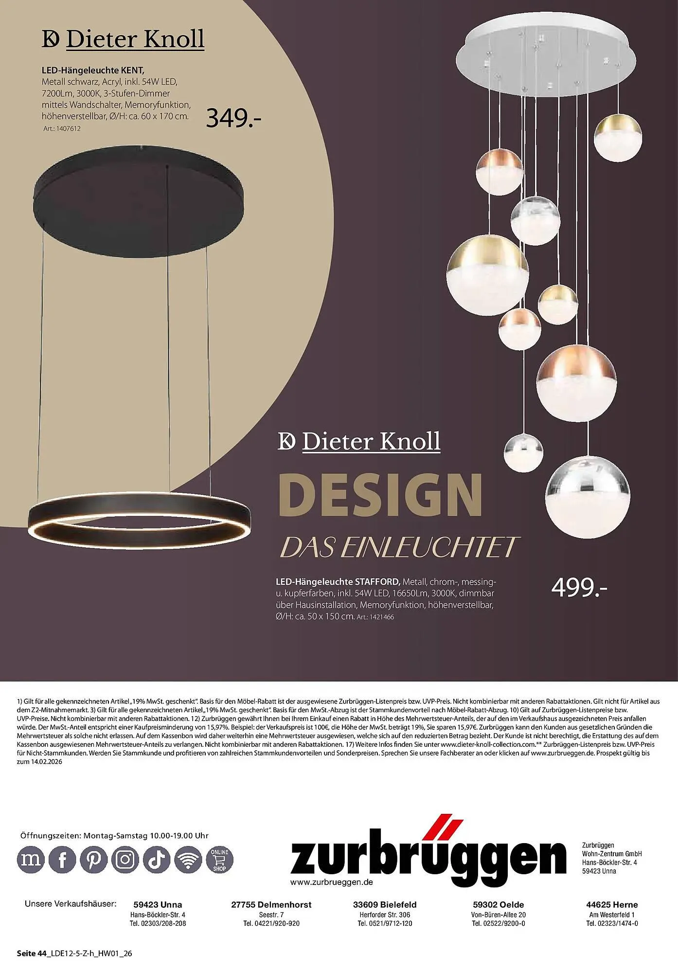 Zurbrüggen Prospekt von 28. Dezember bis 18. Januar 2026 - Prospekt seite 56