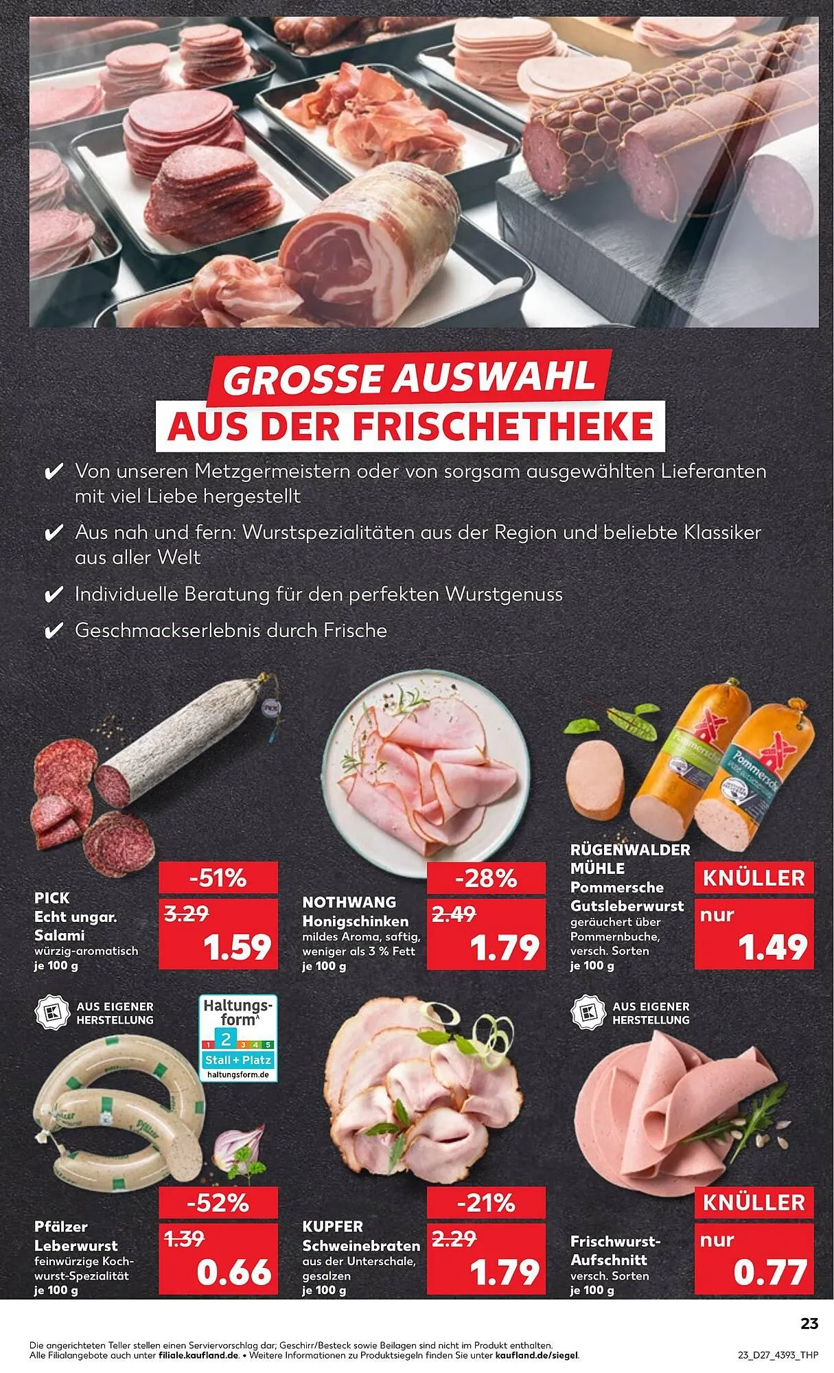 Kaufland Prospekt von 3. Juli bis 9. Juli 2025 - Prospekt seite 23