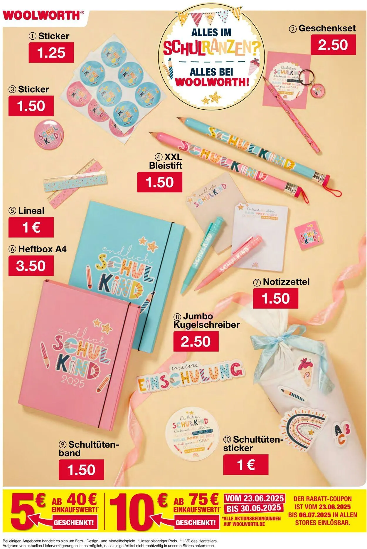 Woolworth Aktueller Prospekt von 30. Juni bis 14. Juli 2025 - Prospekt seite 22