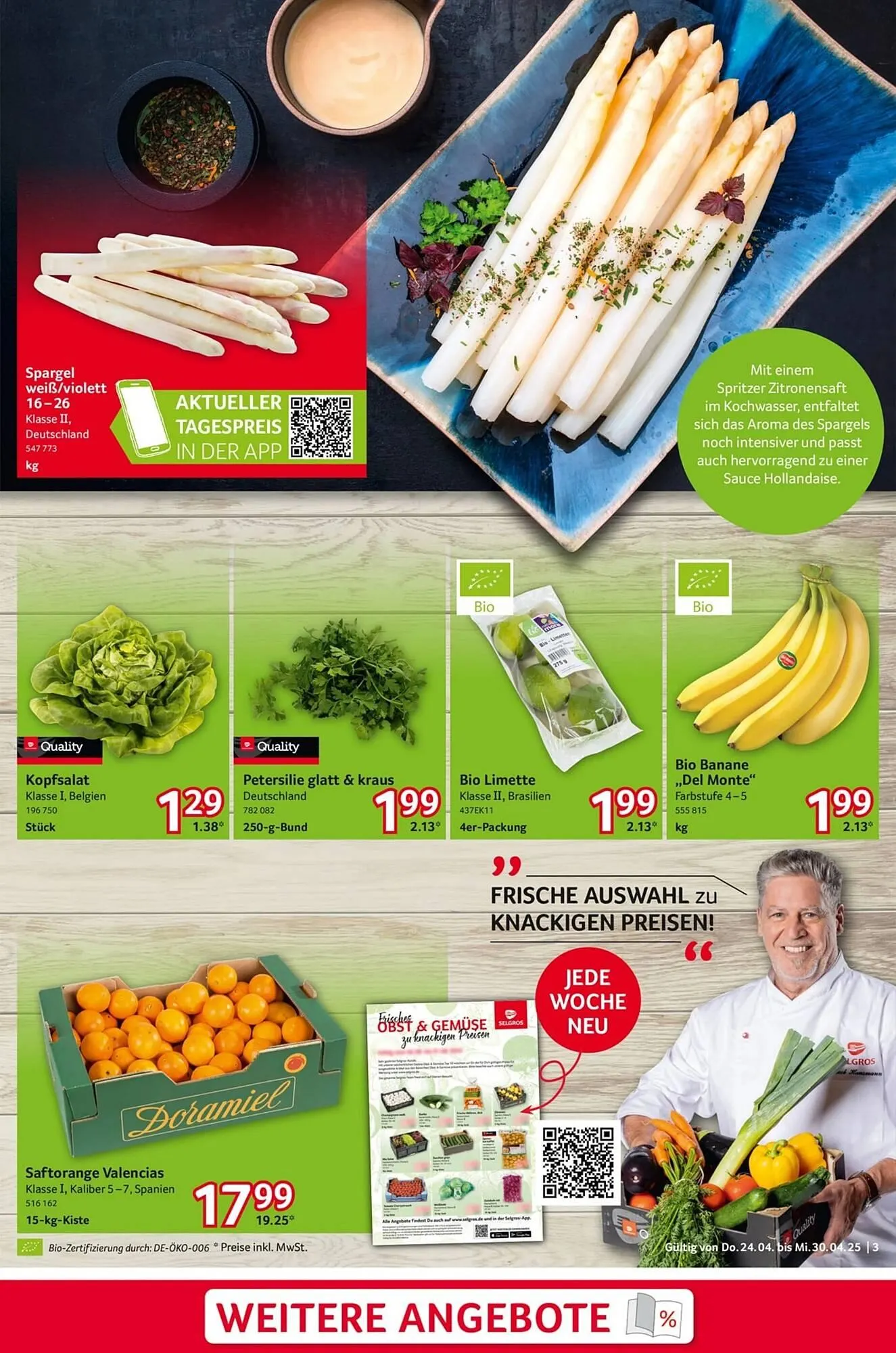 Selgros Prospekt von 24. April bis 30. April 2025 - Prospekt seite 3