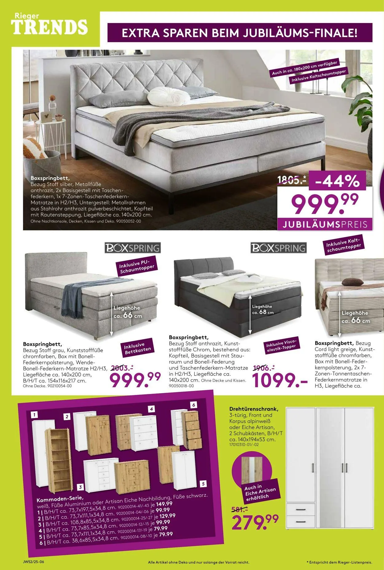 Möbel Rieger von 23. Dezember bis 23. Januar 2026 - Prospekt seite 6