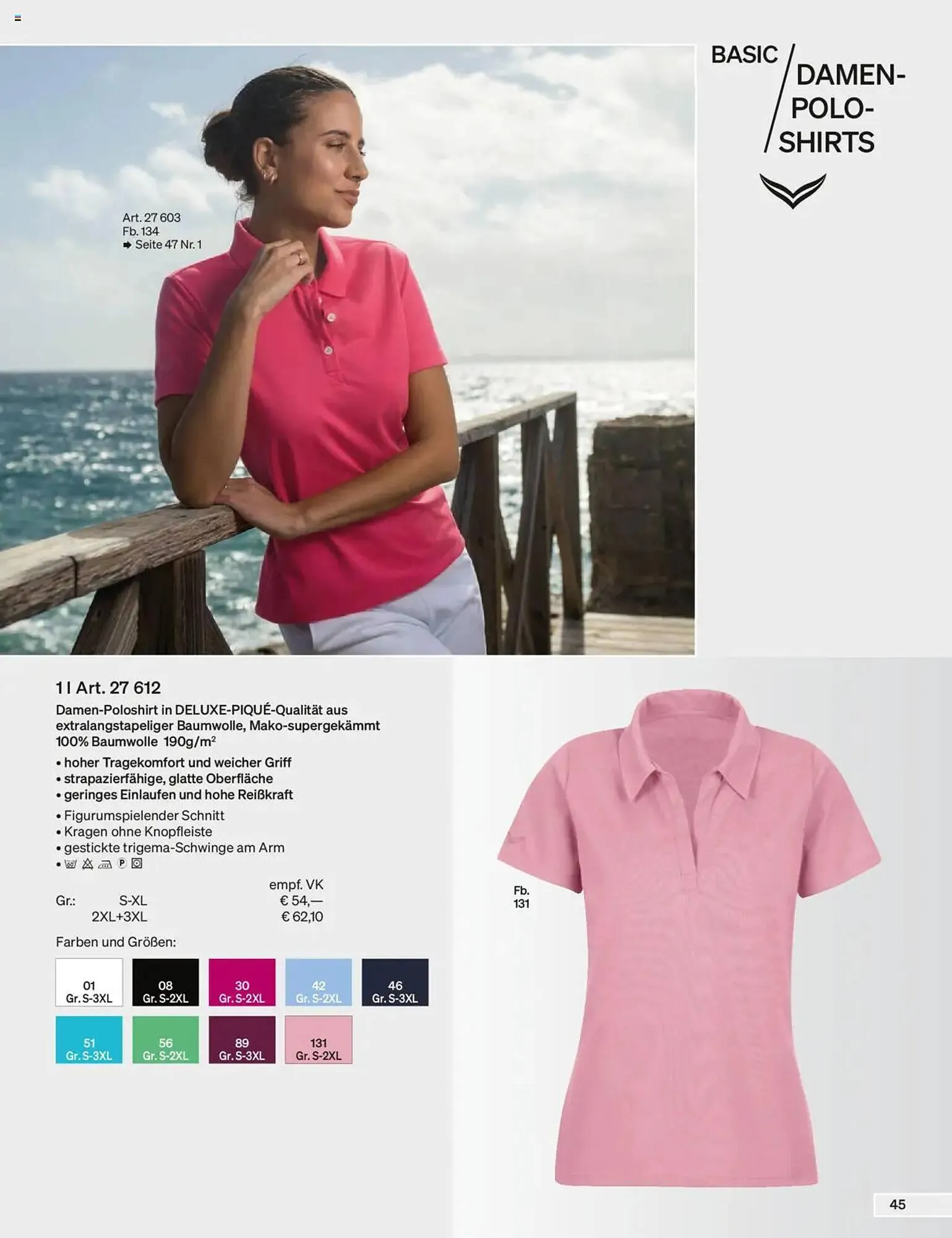 Trigema Prospekt von 17. Februar bis 17. August 2025 - Prospekt seite 45