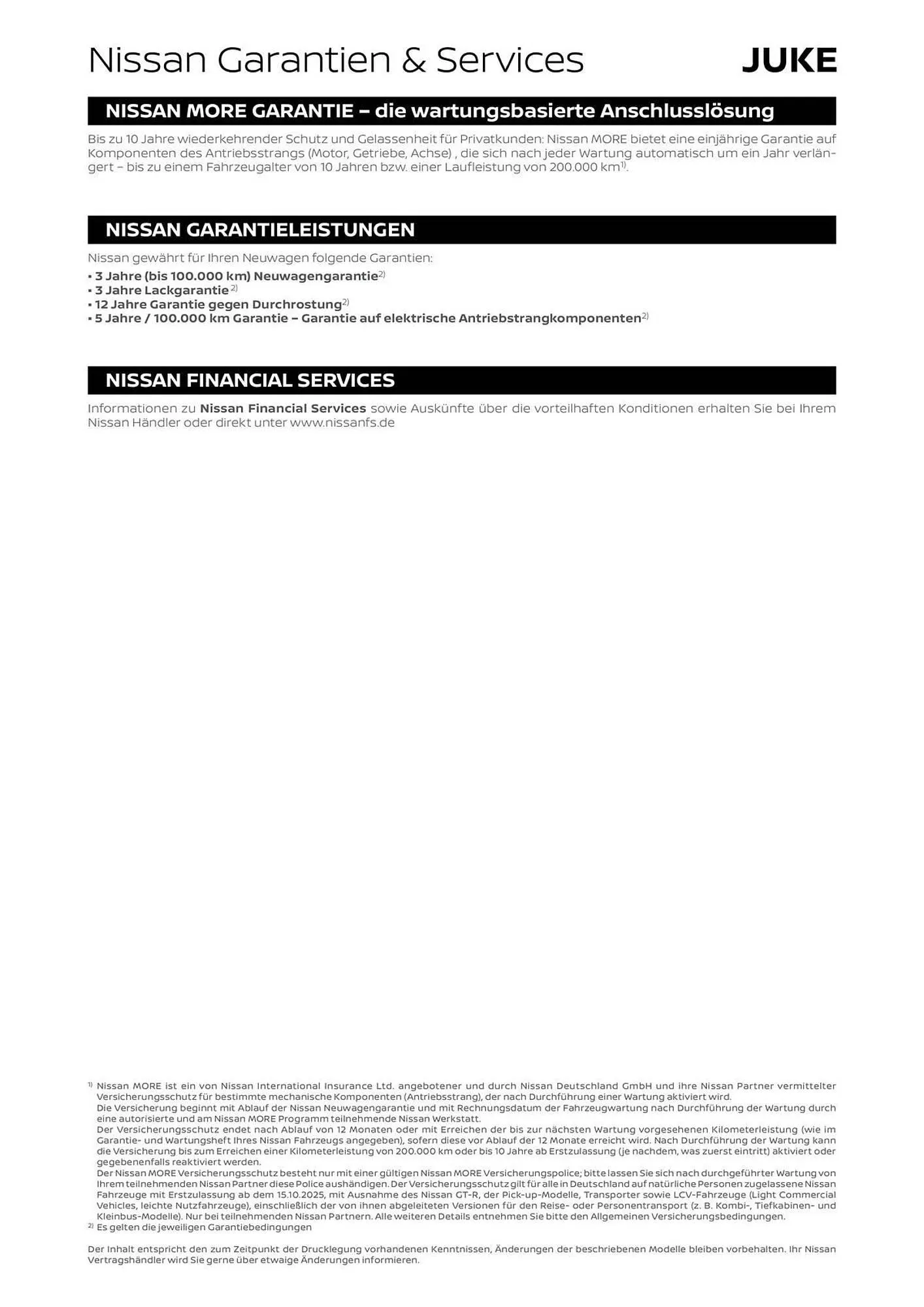 Nissan Prospekt von 29. Oktober bis 30. November 2025 - Prospekt seite 9