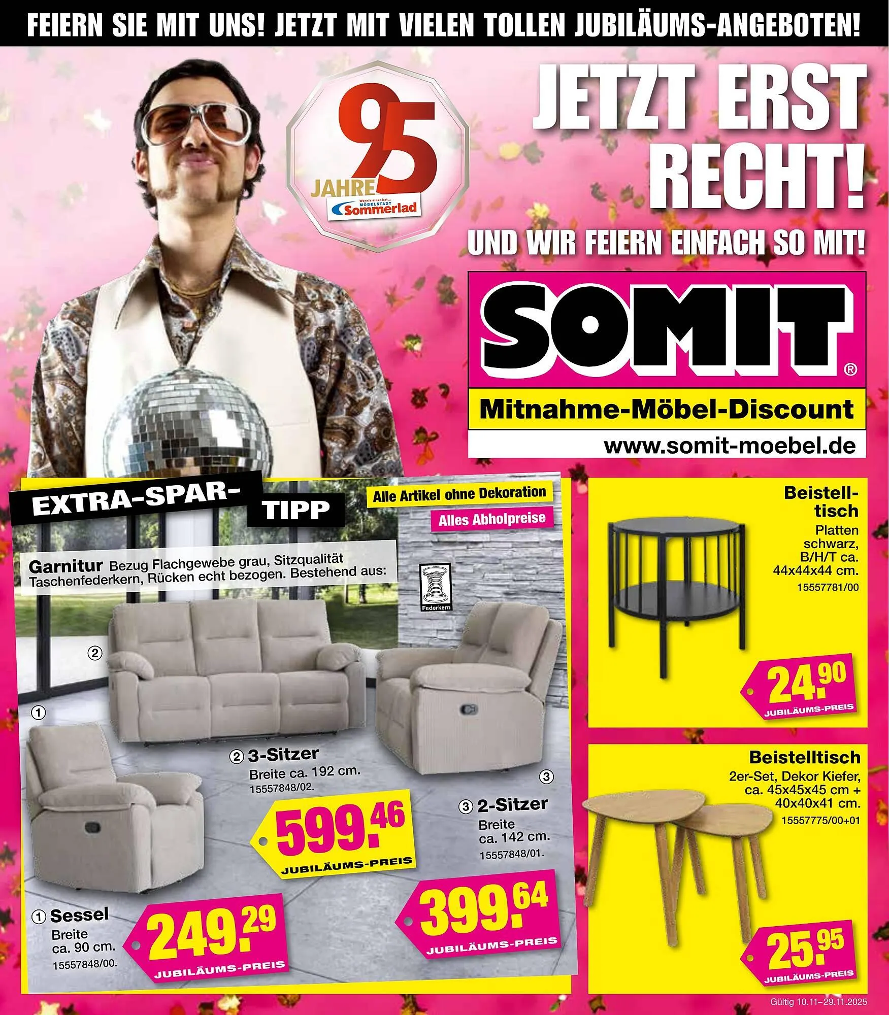 SOMIT Prospekt von 10. November bis 29. November 2025 - Prospekt seite 1