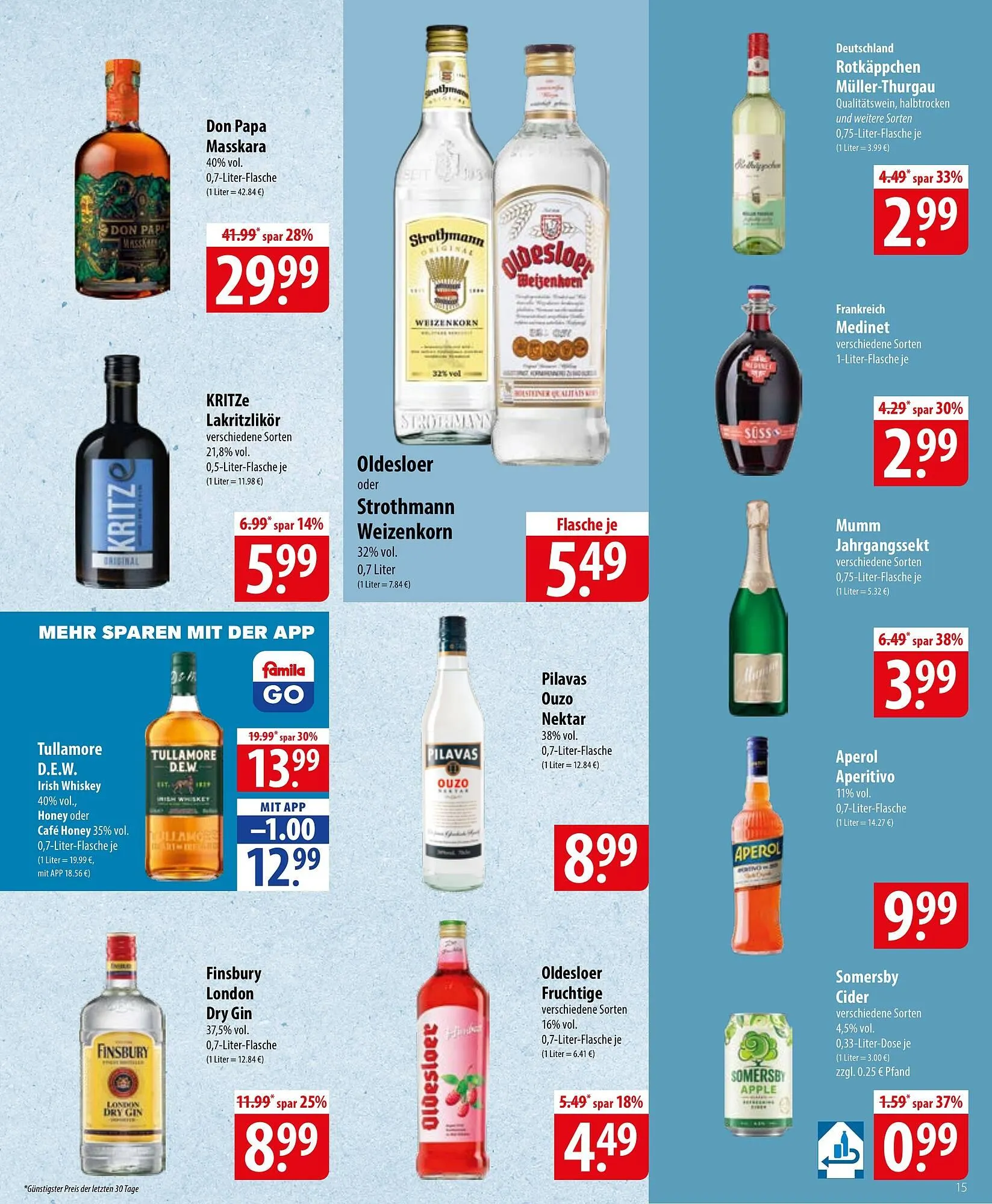 Famila Nord Ost Prospekt von 13. April bis 18. April 2026 - Prospekt seite 15